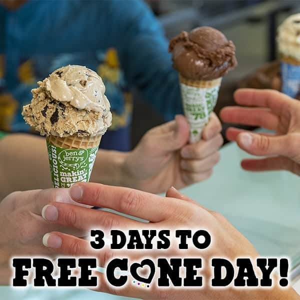 Ben & Jerry'sさんのインスタグラム写真 - (Ben & Jerry'sInstagram)「*Heavy breathing*  Find your Scoop Shop at the link in our bio! #FREECONEDAY」4月7日 1時31分 - benandjerrys