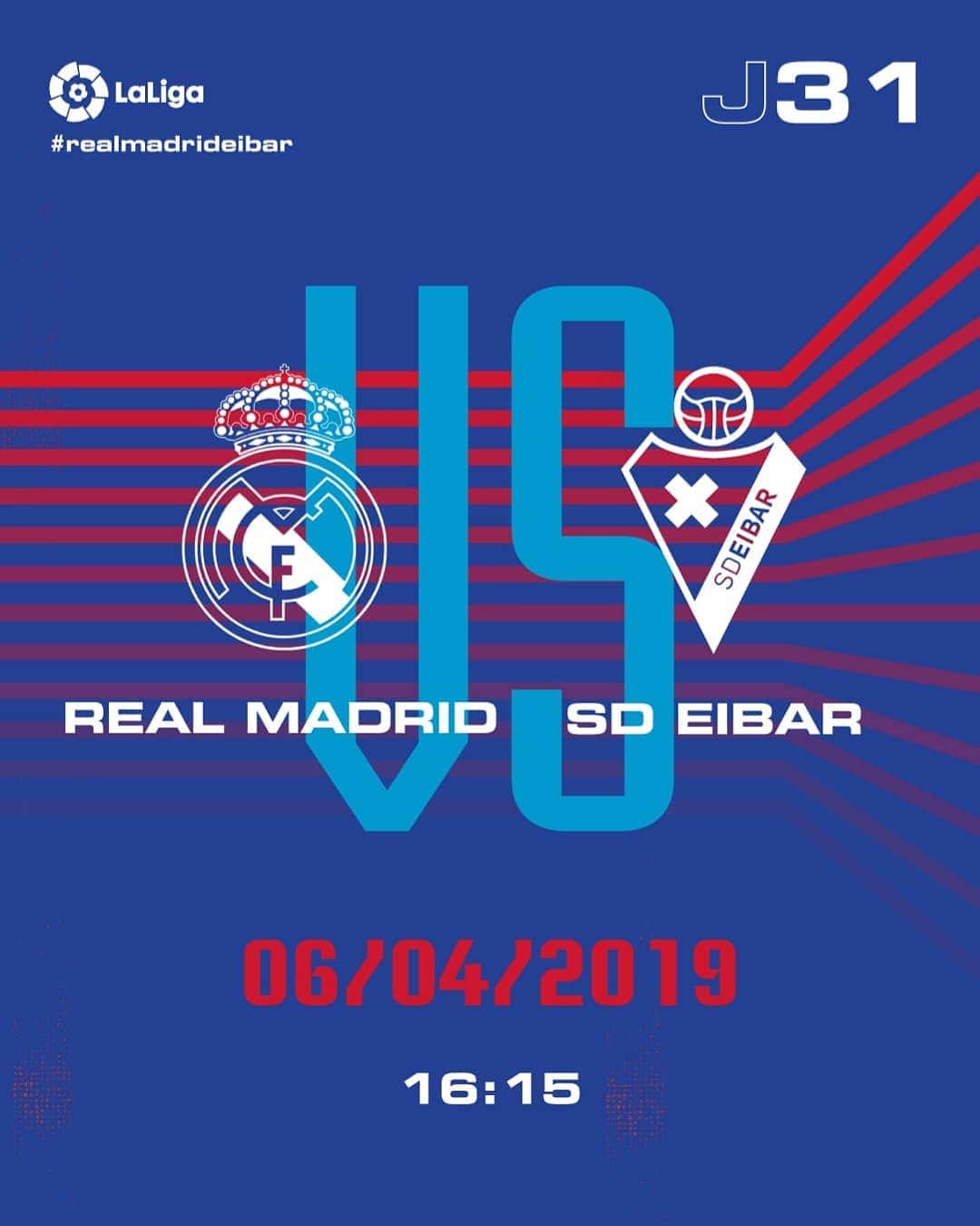 SDエイバルさんのインスタグラム写真 - (SDエイバルInstagram)「PARTIDU EGUNA | DIA DE PARTIDO | MATCH DAY 🏟 Santiago Bernabéu ⏰ 16:15 🆚 @realmadrid #⃣ #RealMadridEibar ¡Aupa Eibar! Gora Eibar! 💪🏼🔵🔴」4月6日 17時04分 - sdeibar