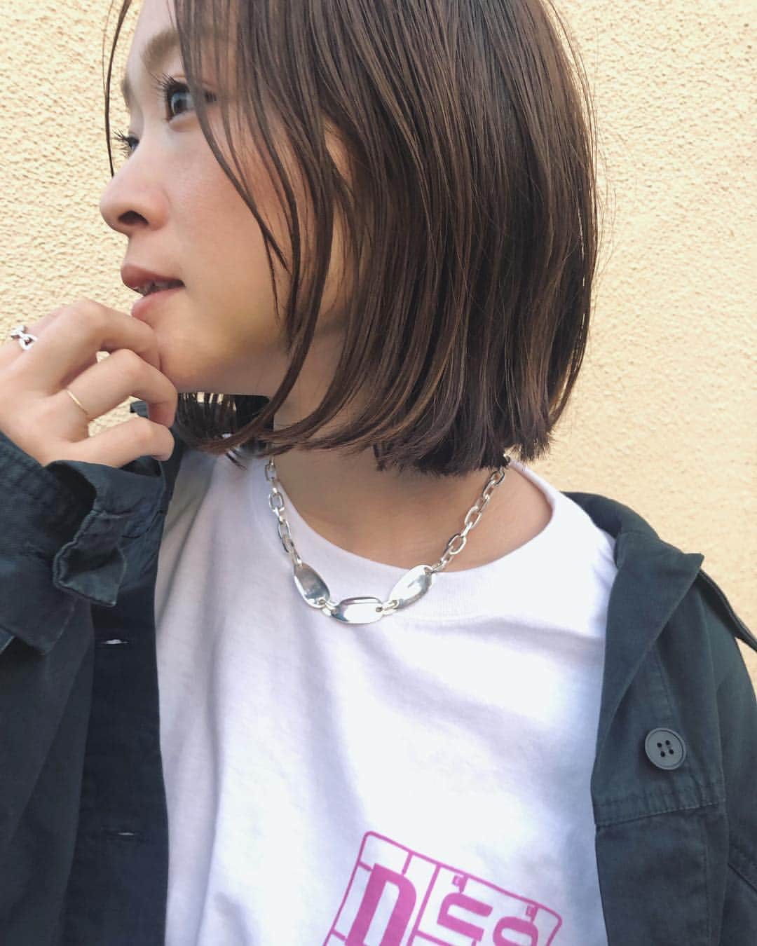 野尻美穂のインスタグラム：「最高な気候やっと来たかな🤔」