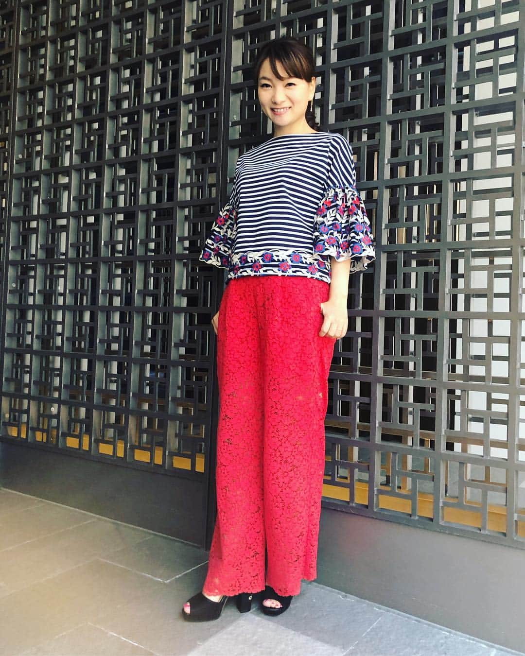 保田圭さんのインスタグラム写真 - (保田圭Instagram)「先日ロケで、着させてもらった衣装♡可愛くて、楽ちんなお洋服でした(o^^o) #resyuryu #番組の詳細はまた改めてさせて下さい」4月6日 19時05分 - keiyasuda1206