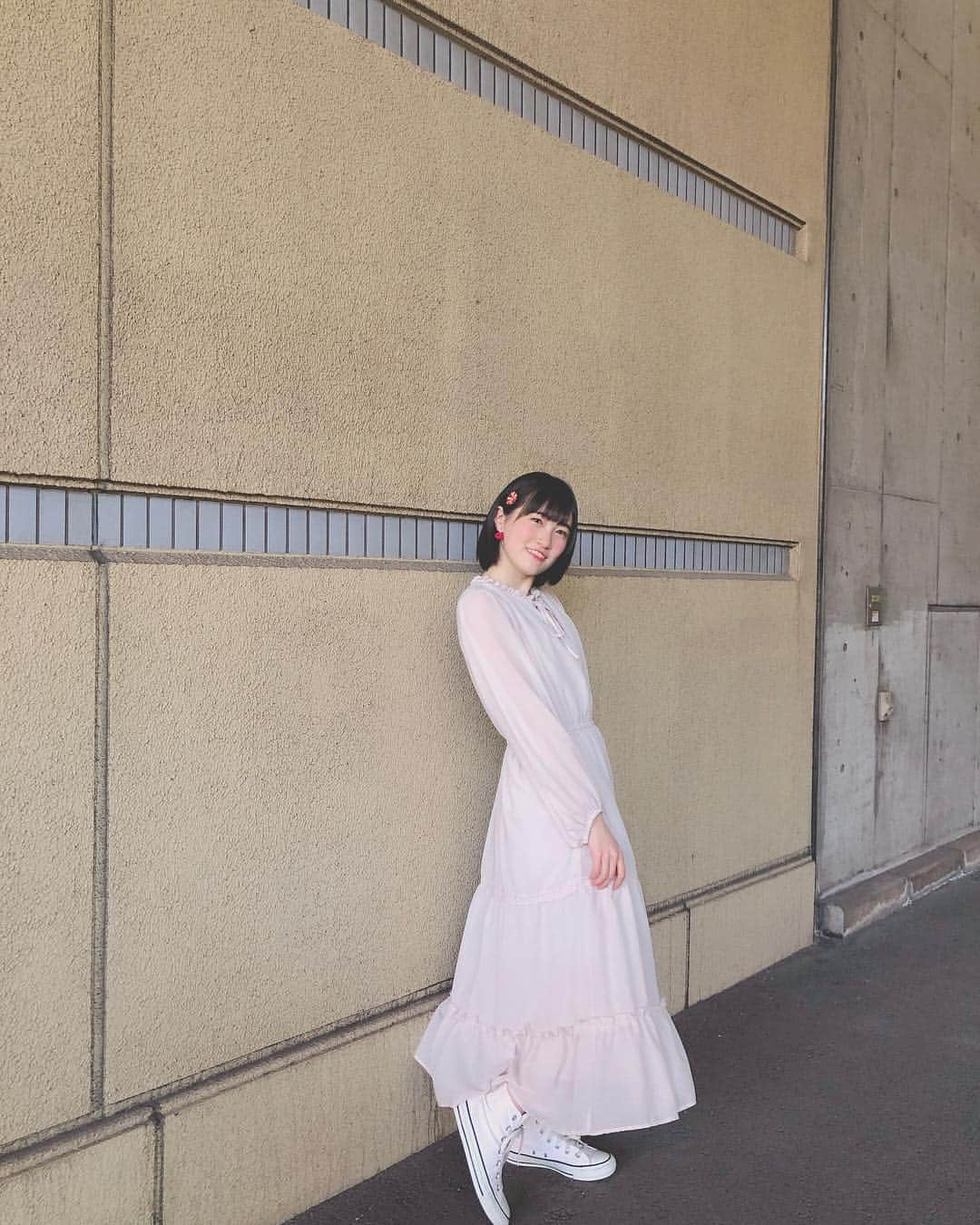 坂本 愛玲菜さんのインスタグラム写真 - (坂本 愛玲菜Instagram)「🤝💓 握手会 in 西日本総合展示場 ありがとう〜☺️💓 今日の私服、ひとめぼれして買っちゃった My very very favorite one-piece ♡ #優柔不断の私が #衝動買いしたワンピース #☺️👗」4月6日 19時36分 - erena_hkt48