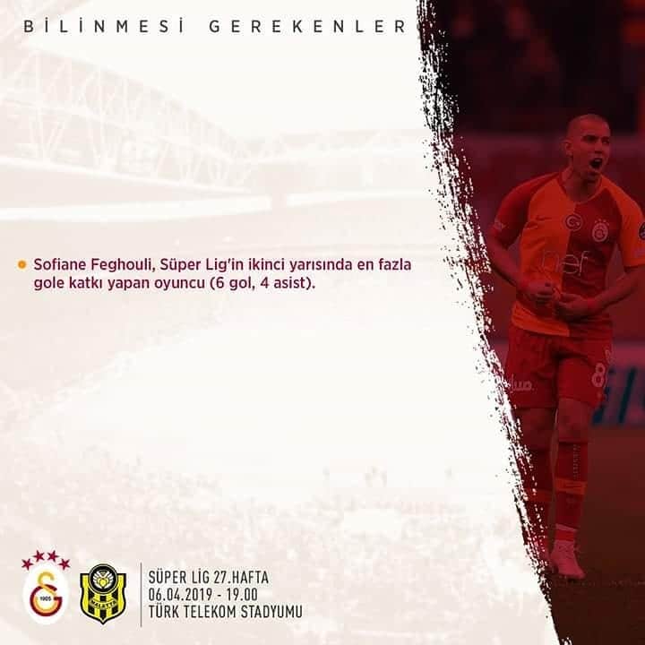 ガラタサライSKさんのインスタグラム写真 - (ガラタサライSKInstagram)「📊 OPTA Facts | Galatasaray - Evkur Yeni Malatyaspor #GSvYMS」4月6日 20時11分 - galatasaray