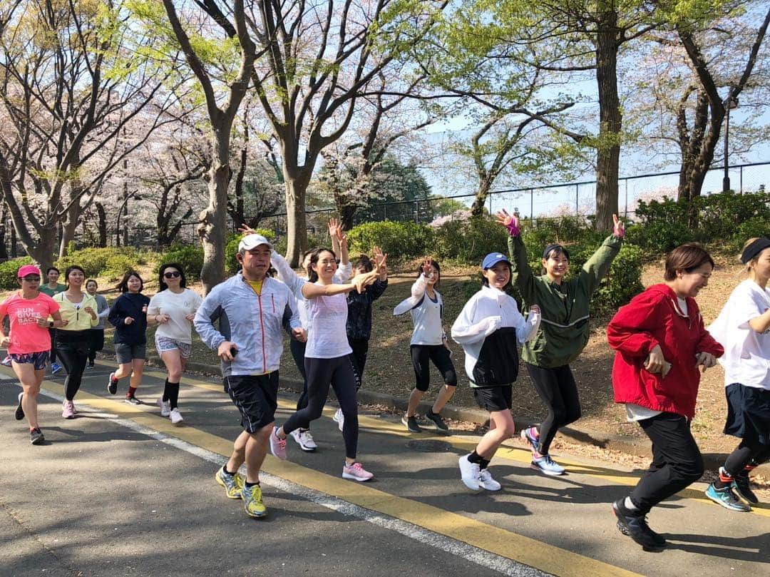 中村優さんのインスタグラム写真 - (中村優Instagram)「お誘いしてもらってかわいい女子たちと朝ランしてきてきました🌸🏃‍♀️ ３月マラソン頑張って、しばらくランおやすみしてたから、ちょーどよいきっかけになりました🥳 ありがとう!!! @mellowsrun」4月6日 20時32分 - nkmr_yu