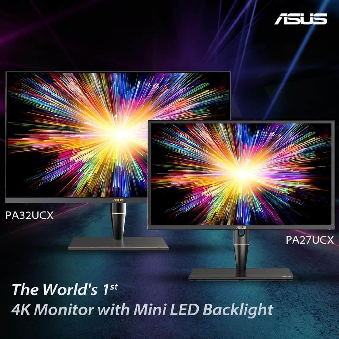 ASUSさんのインスタグラム写真 - (ASUSInstagram)「4K resolution with Mini LED Backlight in a monitor? #ASUS_ProArtMonitor is the one to deliver precise color accuracy with no halo and  luminance decay. Come and check it at NAB Show this year.  #ASUS #PA27UCX #PA32UCX」4月6日 21時00分 - asus