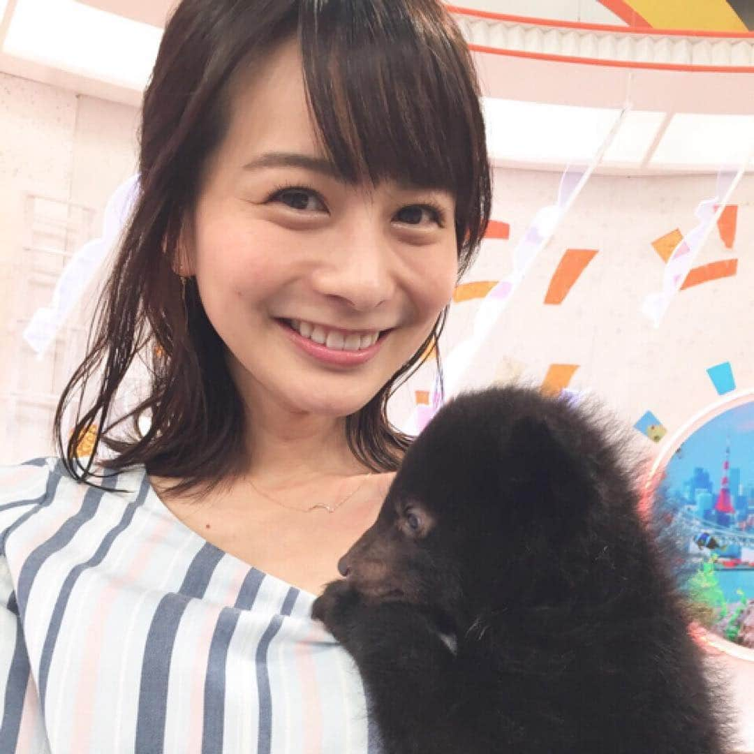 高見侑里さんのインスタグラム写真 - (高見侑里Instagram)「◡̈♥︎ 新年度初回の#めざましどようび 、ご覧いただいた皆様ありがとうございます🌸 今日から#久慈暁子 アナウンサーがめざどファミリーに✧ そして今夜スタートの土ドラ#ミラーツインズ から主演の#藤ヶ谷太輔 さん、さらに生後２ヶ月のクマの赤ちゃんがスタジオ生出演ということで盛りだくさんなオンエアでした🧸 今年度のめざましどようびもよろしくお願い致します♡ * トップス…#CoutureBrooch スカート…#anatelier アクセサリー…#ete」4月6日 21時07分 - yuri_takami_official