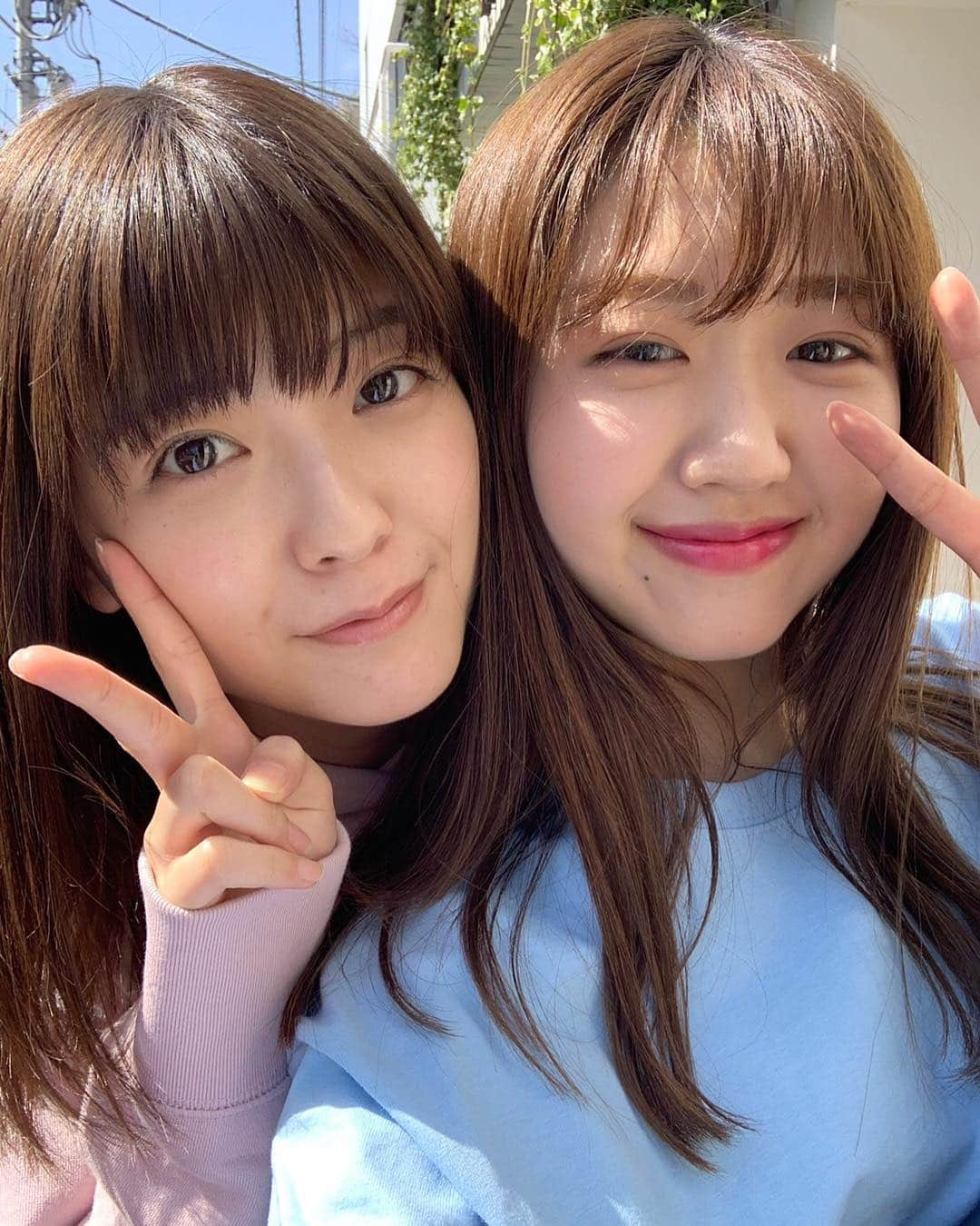 工藤美桜さんのインスタグラム写真 - (工藤美桜Instagram)「昨日は〜大好きな碓井さんに久々会えた🥰 #ブログには ⠀ #書きました ⠀ #工藤顔薄い ⠀ #だいすき ⠀ #髪切ったお姉 ⠀ #かわいすぎませんか ⠀ #❤️❤️❤️ ⠀」4月6日 21時49分 - mmio_kudo