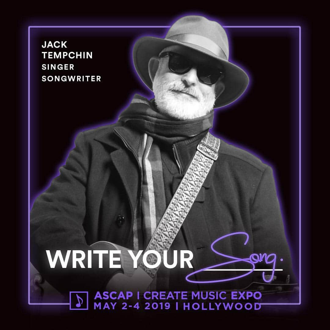 ASCAPさんのインスタグラム写真 - (ASCAPInstagram)「#JackTempchin will share his hits like #Eagles #PeacefulEasyFeeling & #AlreadyGone at the #ASCAPEXPO Center Stage Showcase. Passes available at the link in our bio (ascap.com/expo)」4月6日 21時57分 - ascap