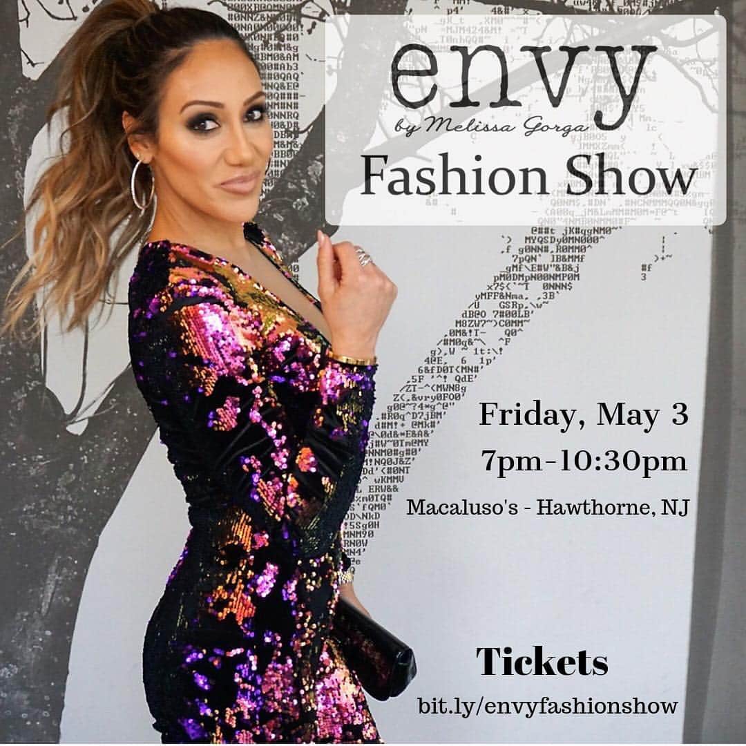 メリッサ・ゴーガさんのインスタグラム写真 - (メリッサ・ゴーガInstagram)「Are you Ready for @envybymg 2019 Fashion show?!! You know I always throw a good party😘 Get your tickets now!! Link in my bio!!! #envybymg #rhonj 🎥」4月6日 22時42分 - melissagorga