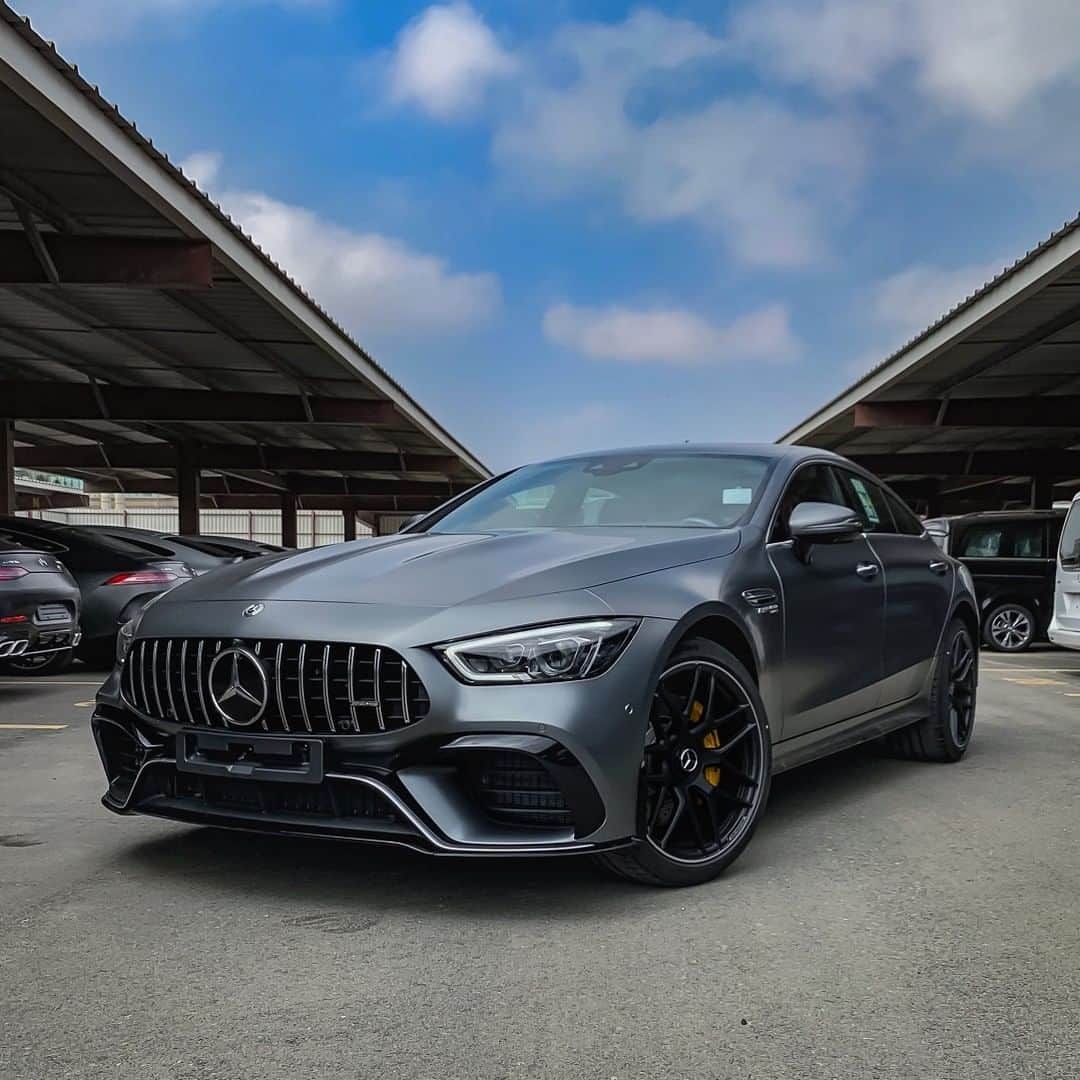 Mercedes AMGさんのインスタグラム写真 - (Mercedes AMGInstagram)「[Fuel consumption combined: 11.3 l/100km | CO2 emissions combined: 257 g/km]  What could be more appealing than the sight of the gorgeous Mercedes-AMG GT 63 S 4MATIC+ 4-Door Coupé on a clear and sunny day? 📷: @attasss  #MercedesAMG #AMG #GT63 #GTFamily #DrivingPerformance #Power #Passion #Mercedes #AMG🔥 #Luxury #CarsofInstagram #InstaCar #Lifestyle」4月6日 22時50分 - mercedesamg