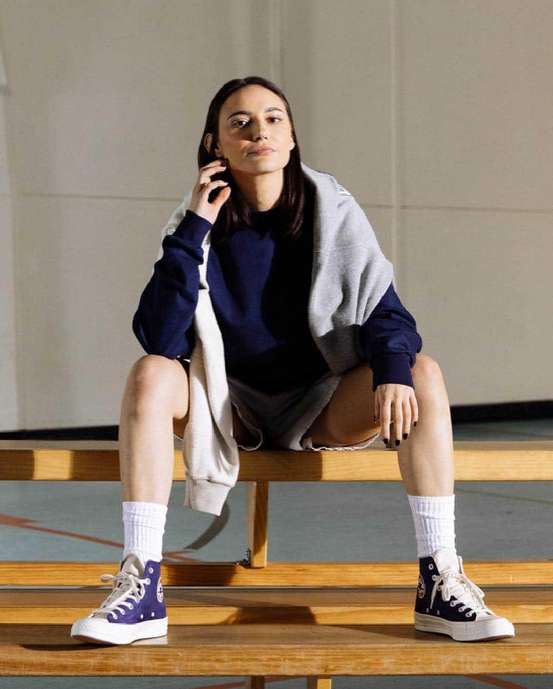 converseさんのインスタグラム写真 - (converseInstagram)「Cult British sneaker boutique @footpatrol_ldn is back with their second capsule collection. Inspired by heritage sportswear, it’s mashed-up Americana with references to varsity uniforms. Available now. #ConverseXFootpatrol」4月6日 23時07分 - converse