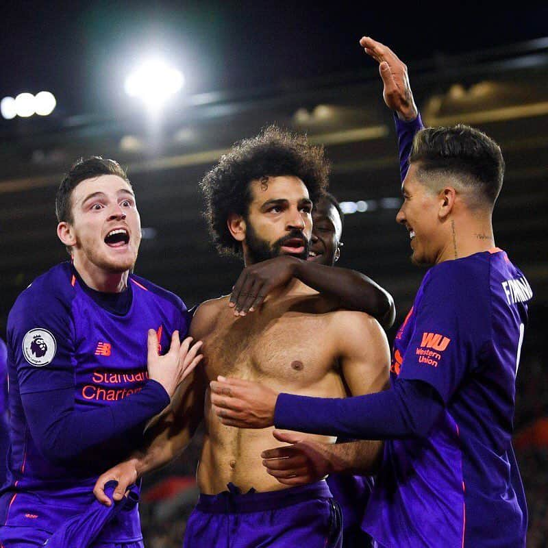 ジョルジニオ・ワイナルドゥムさんのインスタグラム写真 - (ジョルジニオ・ワイナルドゥムInstagram)「3 special goals yesterday for @mosalah, @keitanabydeco & @jhenderson💪🏾 Proud of you guys! 👊🏾 #YNWA #SOULIV」4月6日 23時34分 - gwijnaldum