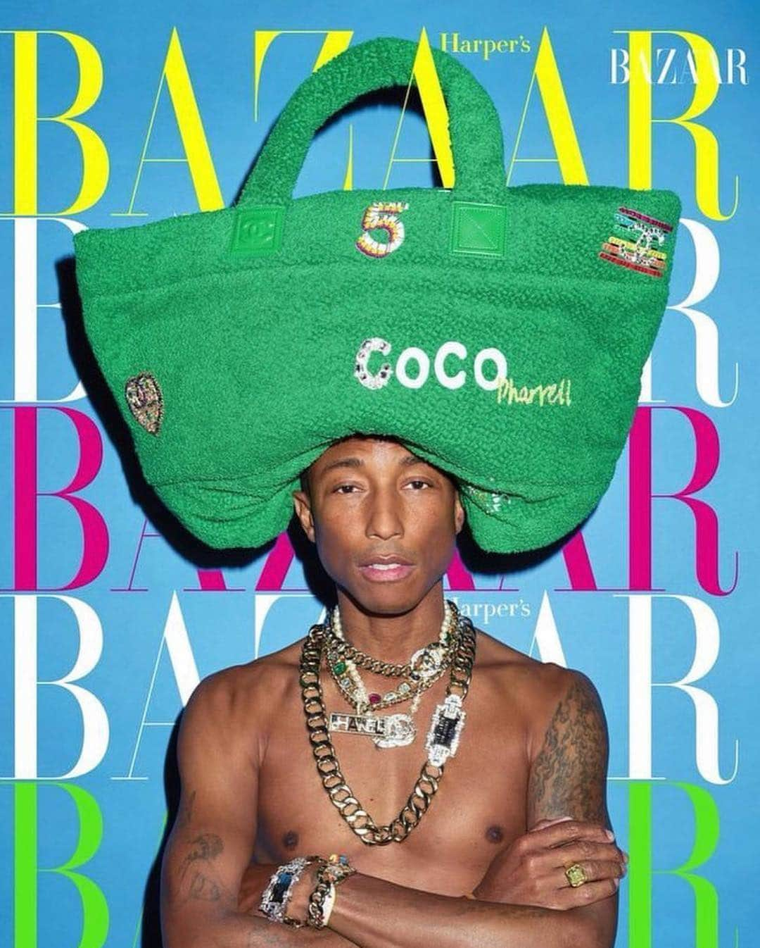 アリシア・キーズさんのインスタグラム写真 - (アリシア・キーズInstagram)「Big love and happy born day (yesterday) to my brother @pharrell for all the ways you shine!! For your unlimited creativity on every level! And the beautiful soul that u share with everyone u cross paths with. P.S. I’m loving these Chanel-Pharrell viibbezzzzzz  Keep that light bright ✨✨✨ 📸: @therealswizzz」4月7日 0時06分 - aliciakeys