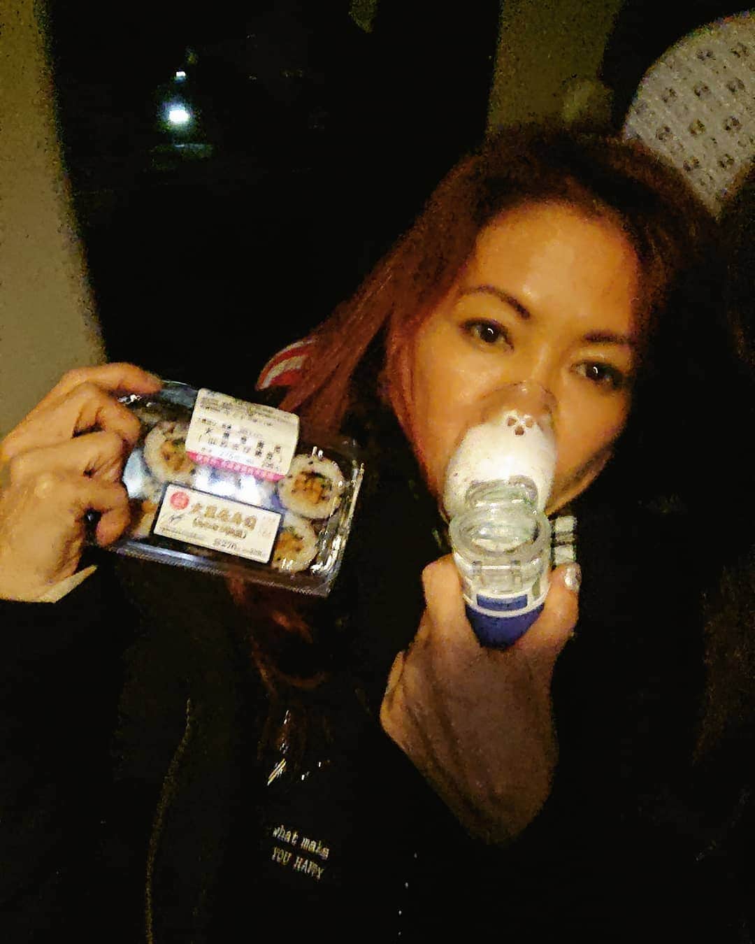 大黒摩季さんのインスタグラム写真 - (大黒摩季Instagram)「#滋賀県 #ひこね市文化プラザグランドホール 初めてのお客様が殆どなのに、二階の奥まで超満員❣️大盛り上がり🤣✨明日もあるのにまたもや全力だしきり #ミイラ 💀まんま #夜走りお七 🚐今は #東名高速  #愛知 みよし市のあたりかな🧐もうちょいしたら #今日のららら写真アップしますね😉💖👍 #大黒摩季 #MUSICMUSCLETOUR2019」4月7日 0時19分 - makiohguro