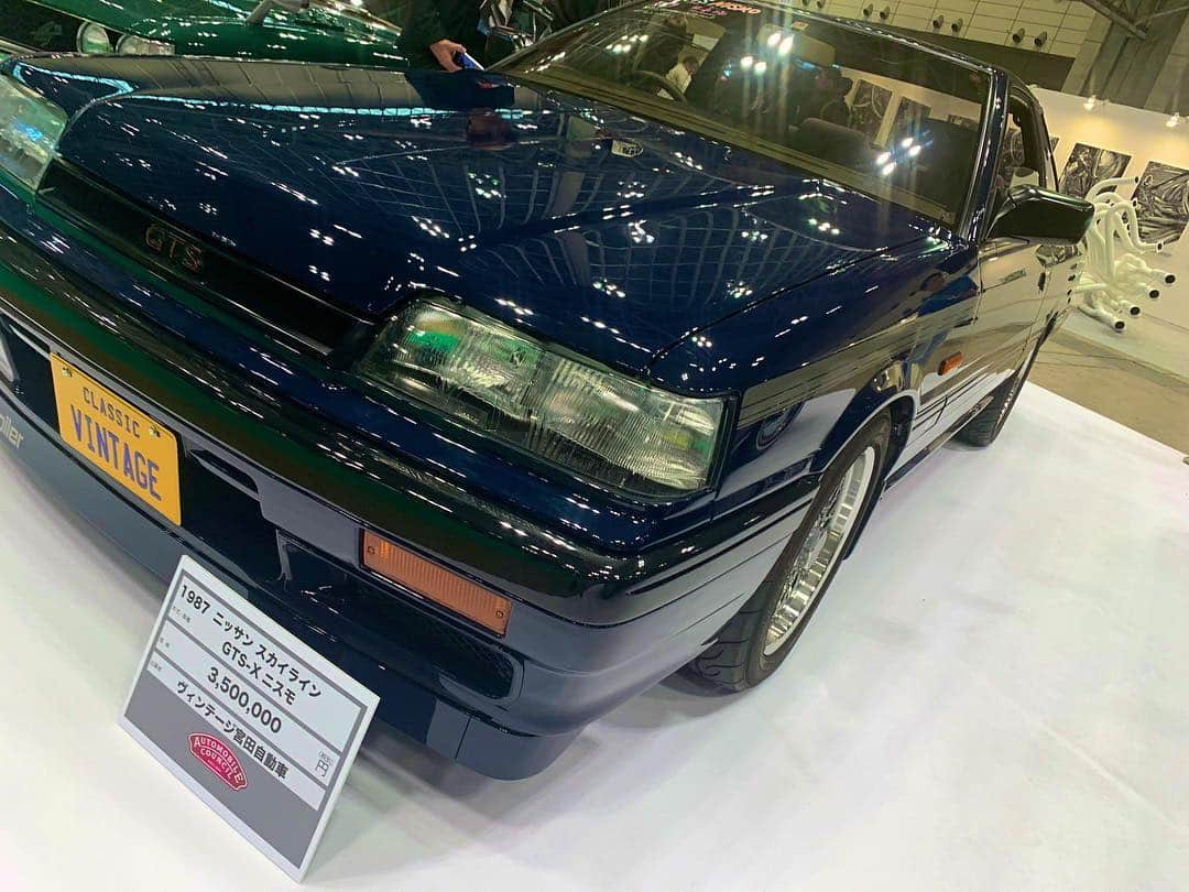 夏江紘実さんのインスタグラム写真 - (夏江紘実Instagram)「・ 1987NISSAN  スカイライン GTS-Xニスモ！ ・ 🌟オートモビルカウンシル2019🌟 ・ ・ #NISSAN  #スカイライン #carstagram  #instagram #carlife」4月7日 10時28分 - kaehiromi