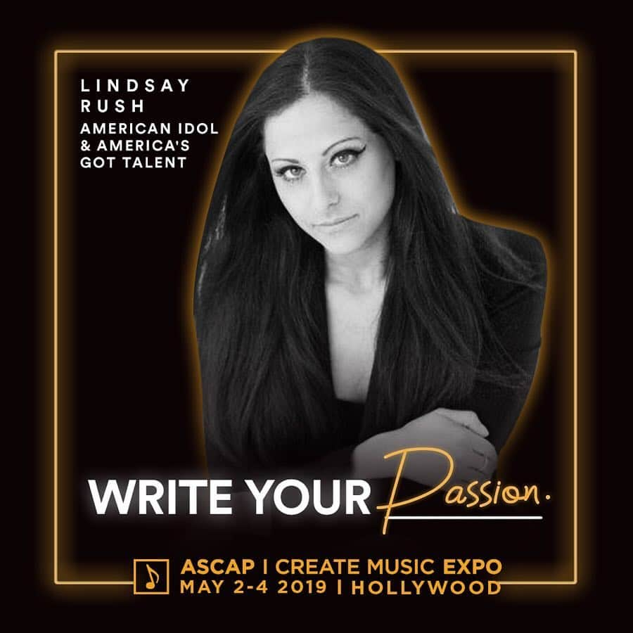 ASCAPさんのインスタグラム写真 - (ASCAPInstagram)「#AGT & #AmericanIdol producer @lindsaymrush will judge the annual #ASCAPEXPO Factor new artist showcase at EXPO 2019. Get passes & submit for your chance to perform at the link in our bio (ascap.com/expo)」4月7日 2時43分 - ascap