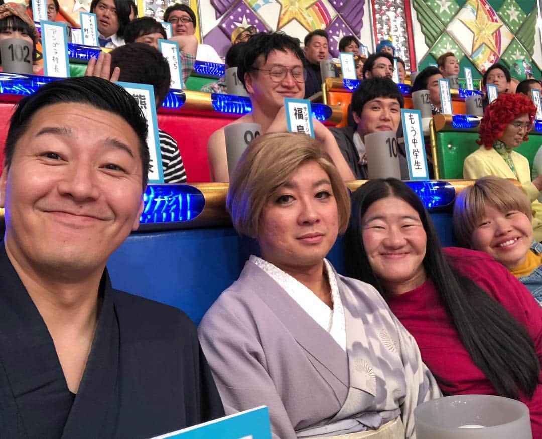 長田庄平のインスタグラム：「オールスター感謝祭から後夜祭まで堪能させていただきました！！ #TBS #オールスター感謝祭 #オールスター後夜祭 #元彌さんとIKKOさん #久々に揃いました #ファンタスティック4」