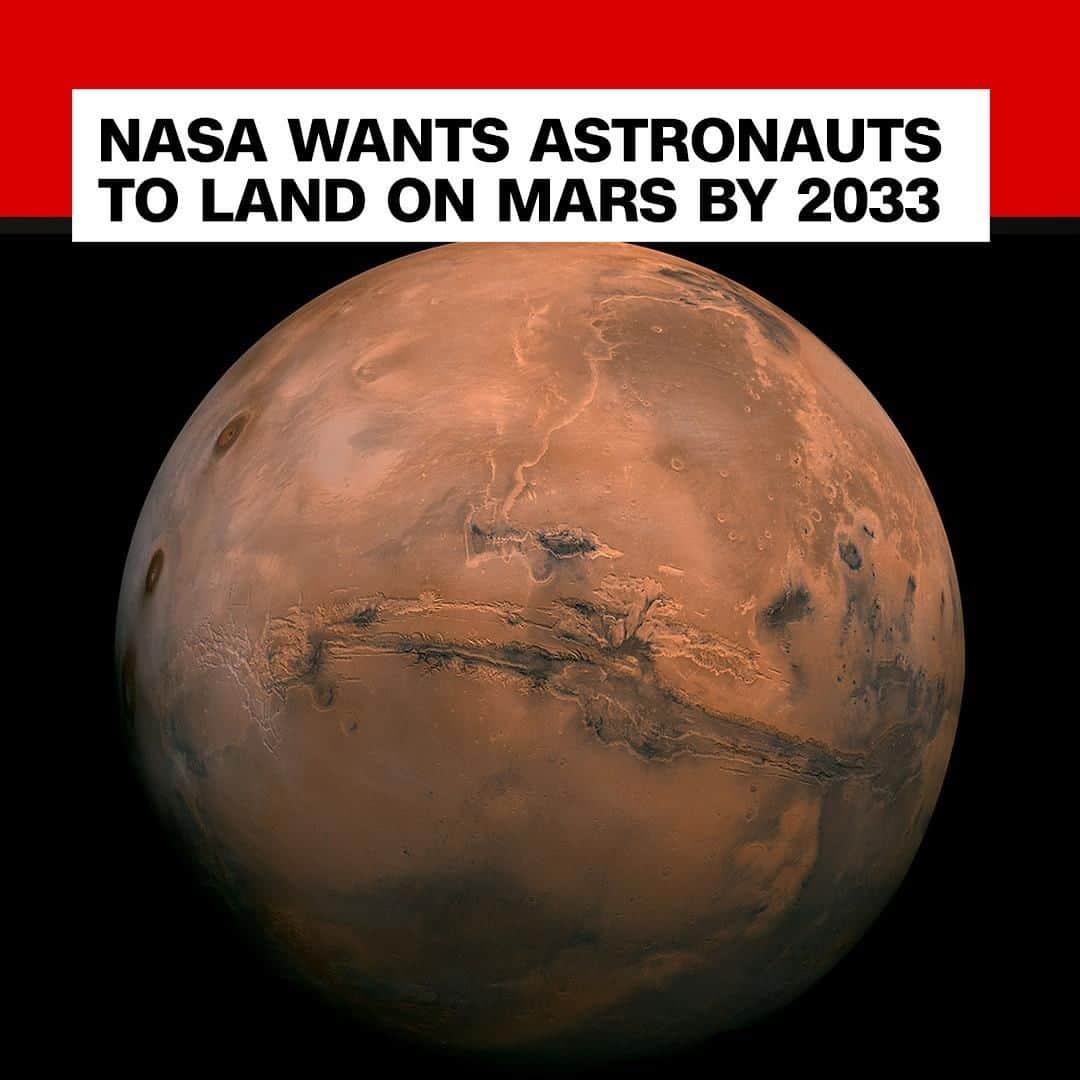 CNNさんのインスタグラム写真 - (CNNInstagram)「NASA is accelerating its timeline for the next moon landing 🌙 with the aim of landing astronauts on Mars 🚀 sooner than previously expected. "We can move up the Mars landing by moving up the moon landing (to 2024)," NASA administrator Jim Bridenstine told the House Committee on Science, Space and Technology. "We need to learn how to live and work in another world. The moon is the best place to prove those capabilities and technologies. The sooner we can achieve that objective, the sooner we can move on to Mars.” (📸: NASA)」4月7日 5時00分 - cnn