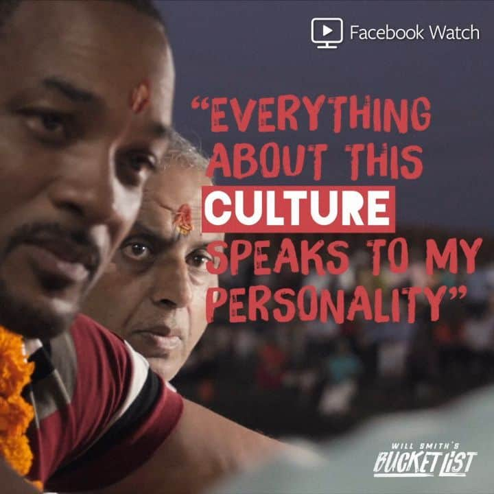 ウィル・スミスのインスタグラム：「India spoke to @WillSmith on a spiritual level 🙏 #WillSmithsBucketList」