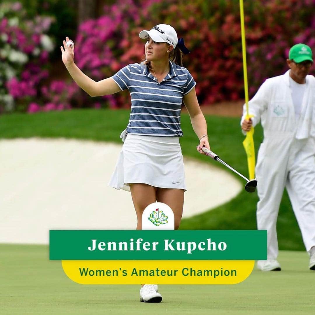 シャイエン・ウッズさんのインスタグラム写真 - (シャイエン・ウッズInstagram)「Congratulations @jenniferkupcho!!! This girl killed it.  What a day for women’s golf at Augusta National. @anwagolf #GoDeacs 🎩」4月7日 7時33分 - cheyenne_woods