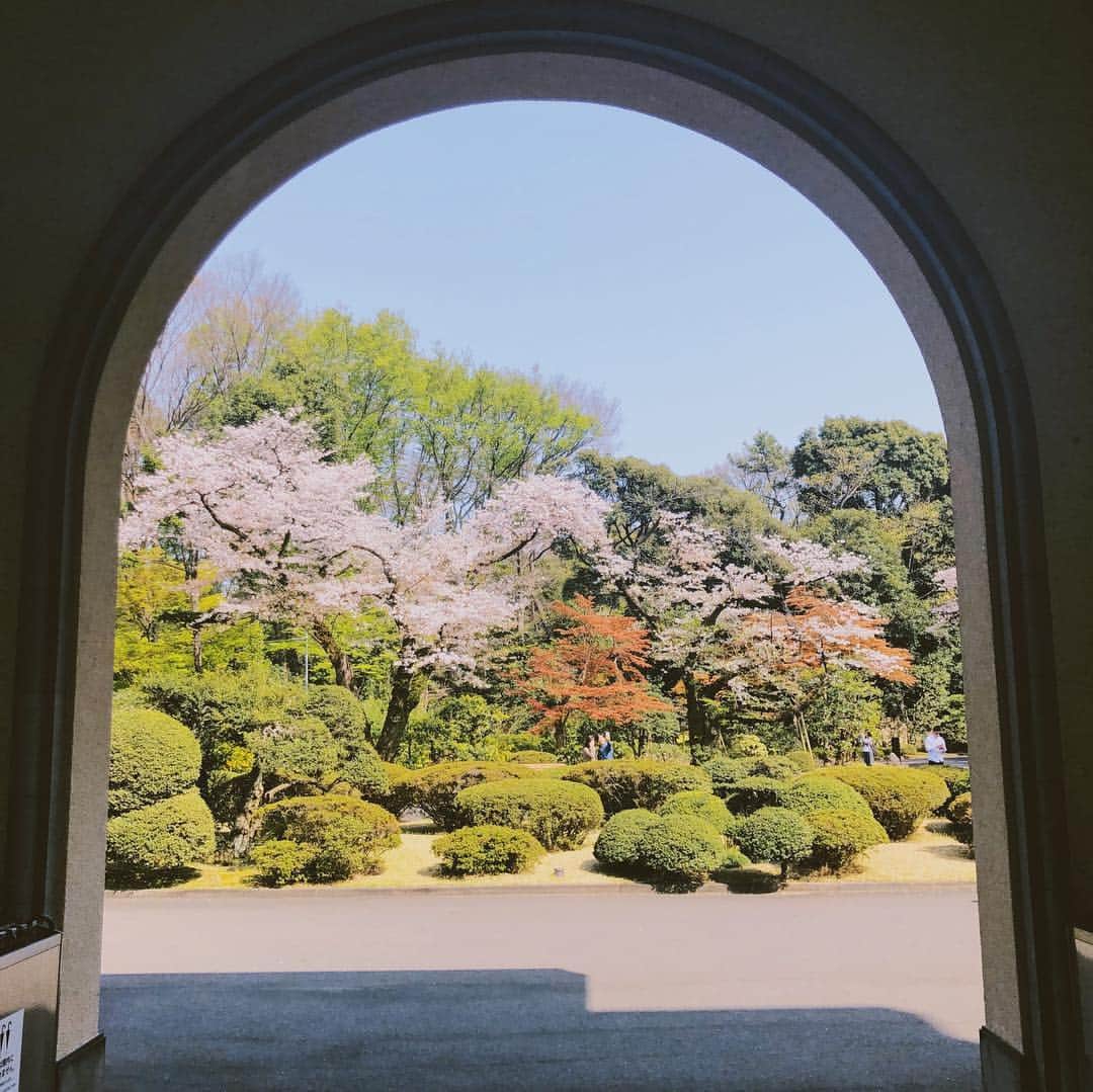 新井郁さんのインスタグラム写真 - (新井郁Instagram)「#東京都庭園美術館  そこにはとてつもなく良い時間が流れていました。🌸 「 #岡上淑子 さんの展示 #沈黙の奇蹟 」 作品を見て、タイトルを知って、また作品を見て。 制作当時の時代背景も作品の中に見え隠れしていて 庭園美術館の館内と相まってロマンを感じざる得ない… すごく面白かったなあ、素敵でした☺︎ 今の時代に岡上淑子さんが生きてたら何を作るんだろう、 #郁さんぽ」4月7日 9時07分 - araiiku_official