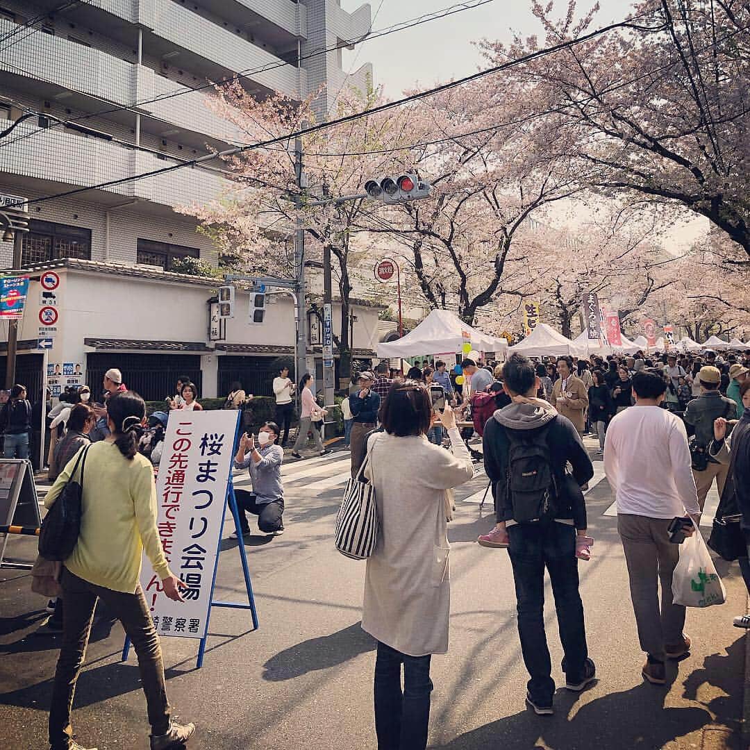 まゆみさんのインスタグラム写真 - (まゆみInstagram)「今日は超満開🌸😲 . 桜まつりのハシゴ 四月1週目。毎年出張で行けなかった桜まつりですが、今年は初めて行けた🥰🌸💕 お天気良くて最高☀️ . 人も多かったけど大満足🥳🥳 . . ライブ、一生懸命さに感動🥺 🌸 🌸 🌸 . .  #目黒川 #週末 #今日は満開 #目黒川の桜 #かむろ坂の桜  #お天気最高#散歩道 #桜まつり  #桜トンネル #目黒川沿い桜並木  #大満足 #祭りのハシゴ #桜舞い散る」4月7日 19時46分 - may.mayumi