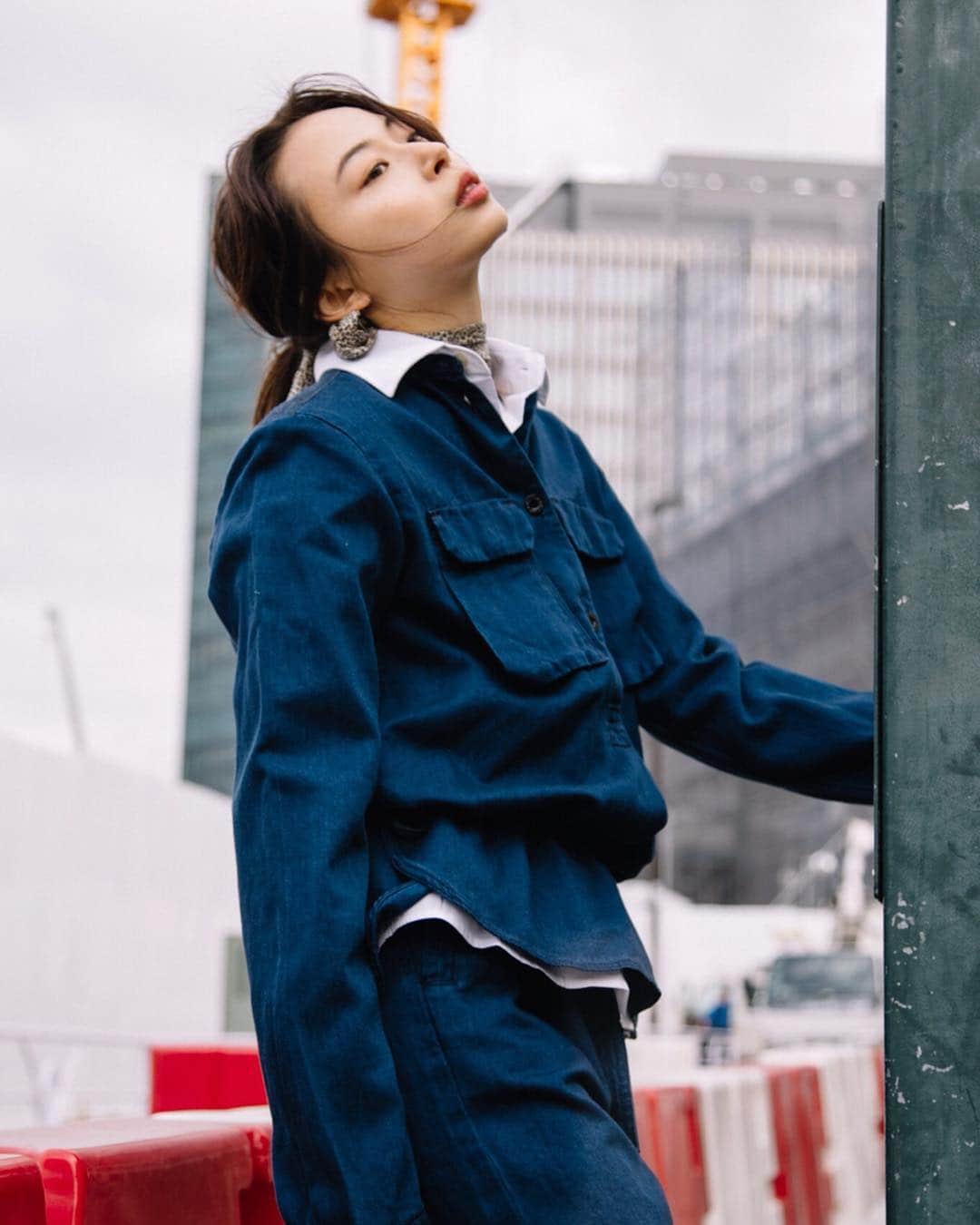 後藤早貴さんのインスタグラム写真 - (後藤早貴Instagram)「🧷 @gstarraw_jp @gstarraw 🧷 📸 @koba__photo  デニムのセットアップ、セットアップってだけで気持ちが引き締まります🖇  #gstarraw #gstar #me #gosaki #model #fashion」4月7日 19時55分 - gosakicchi