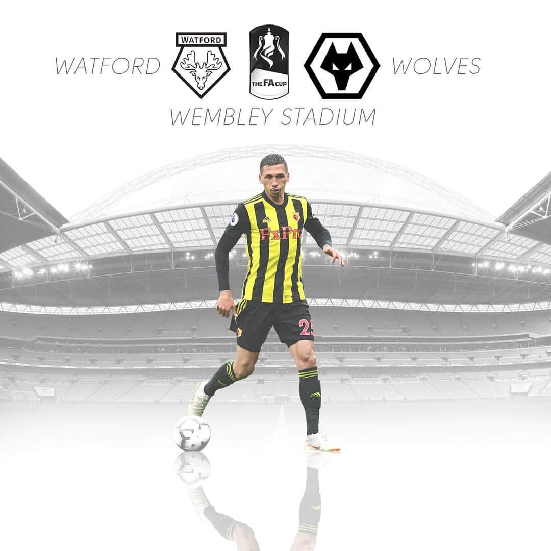 のインスタグラム：「SEMI FINAL !!! #facup #watfordfc」