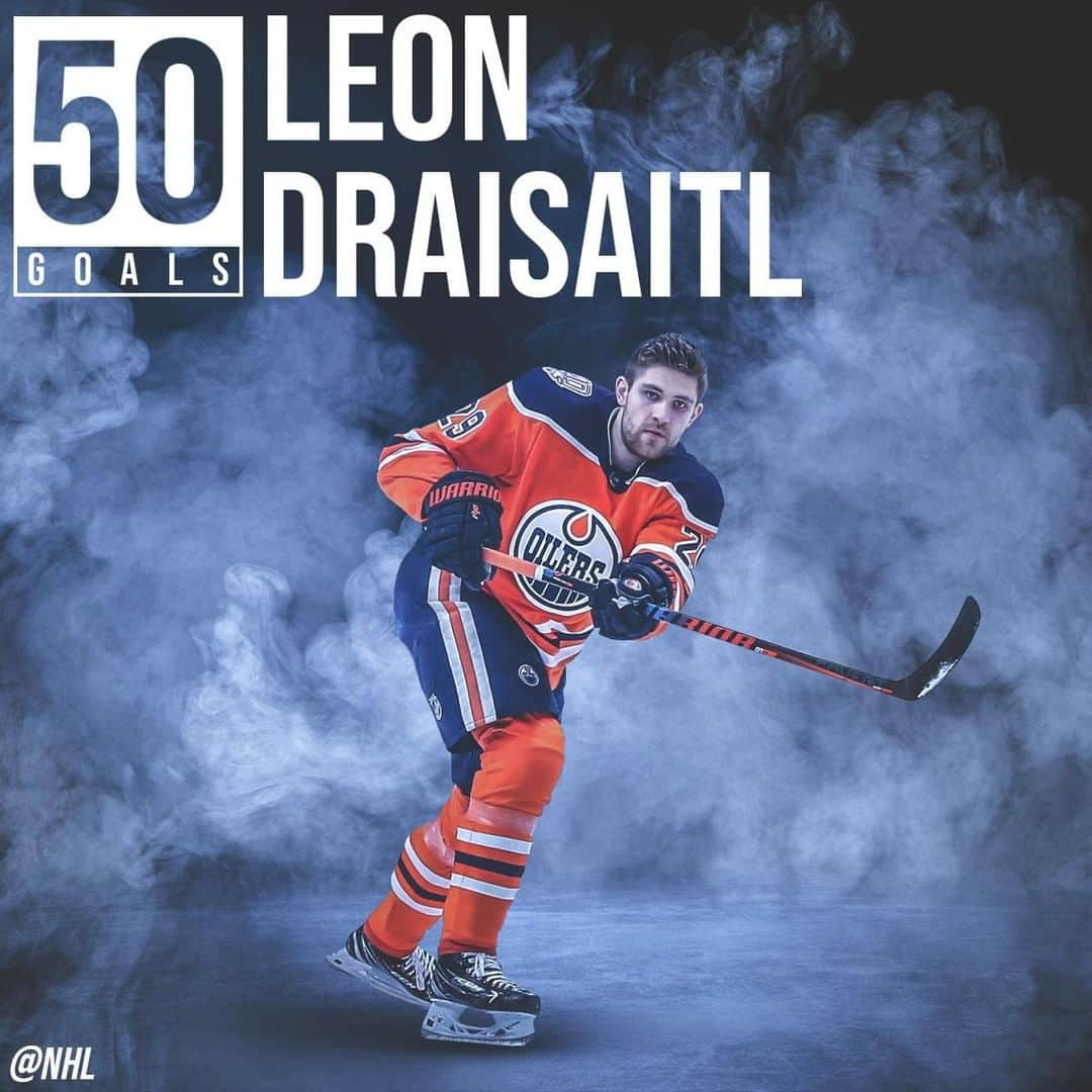 NHLさんのインスタグラム写真 - (NHLInstagram)「5️⃣0️⃣ goals for @drat_29! Amazing year for the kid.」4月7日 11時31分 - nhl