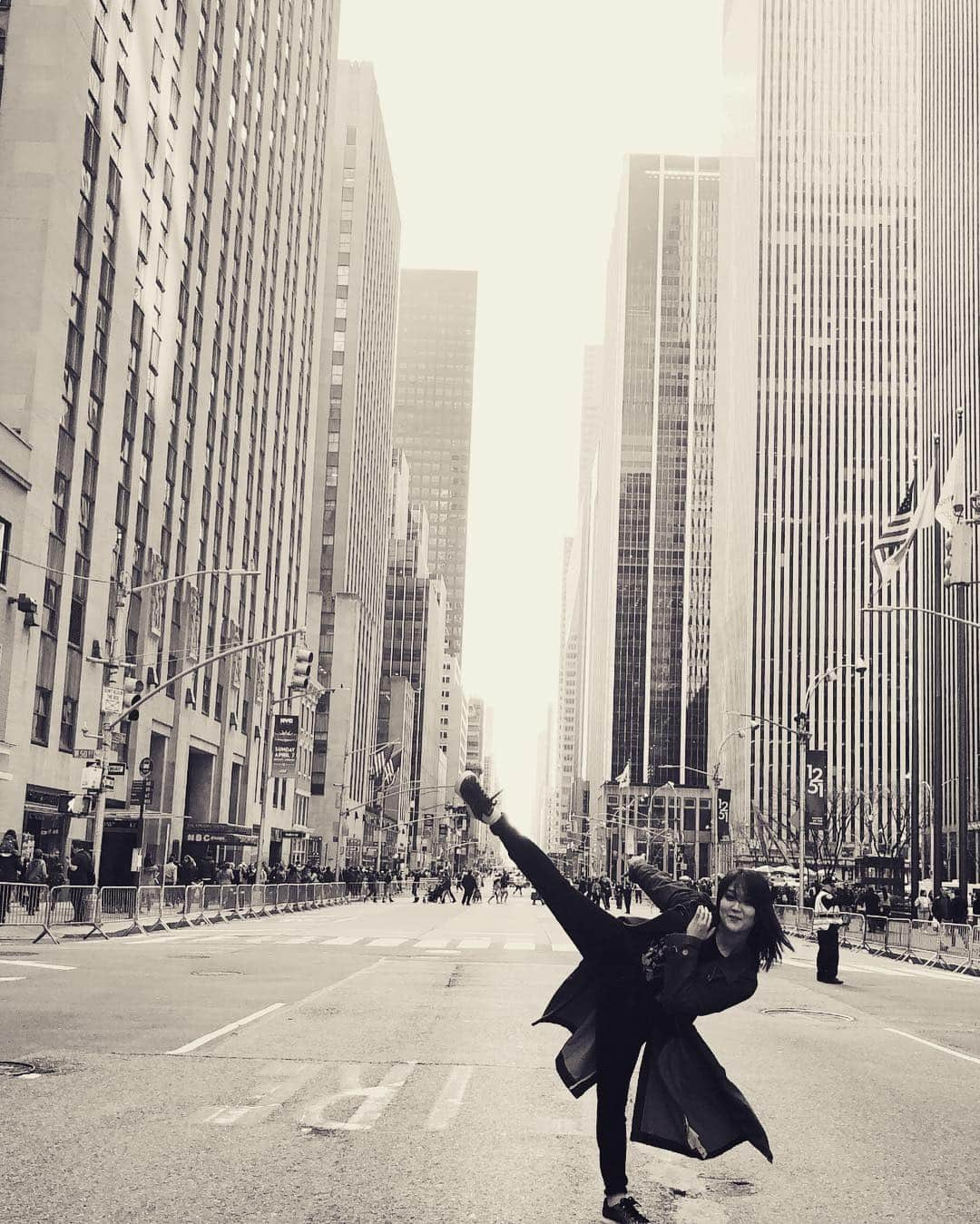 山下実優さんのインスタグラム写真 - (山下実優Instagram)「#newyorkcity  #tjpw #kick」4月7日 11時39分 - miyu.yamashita