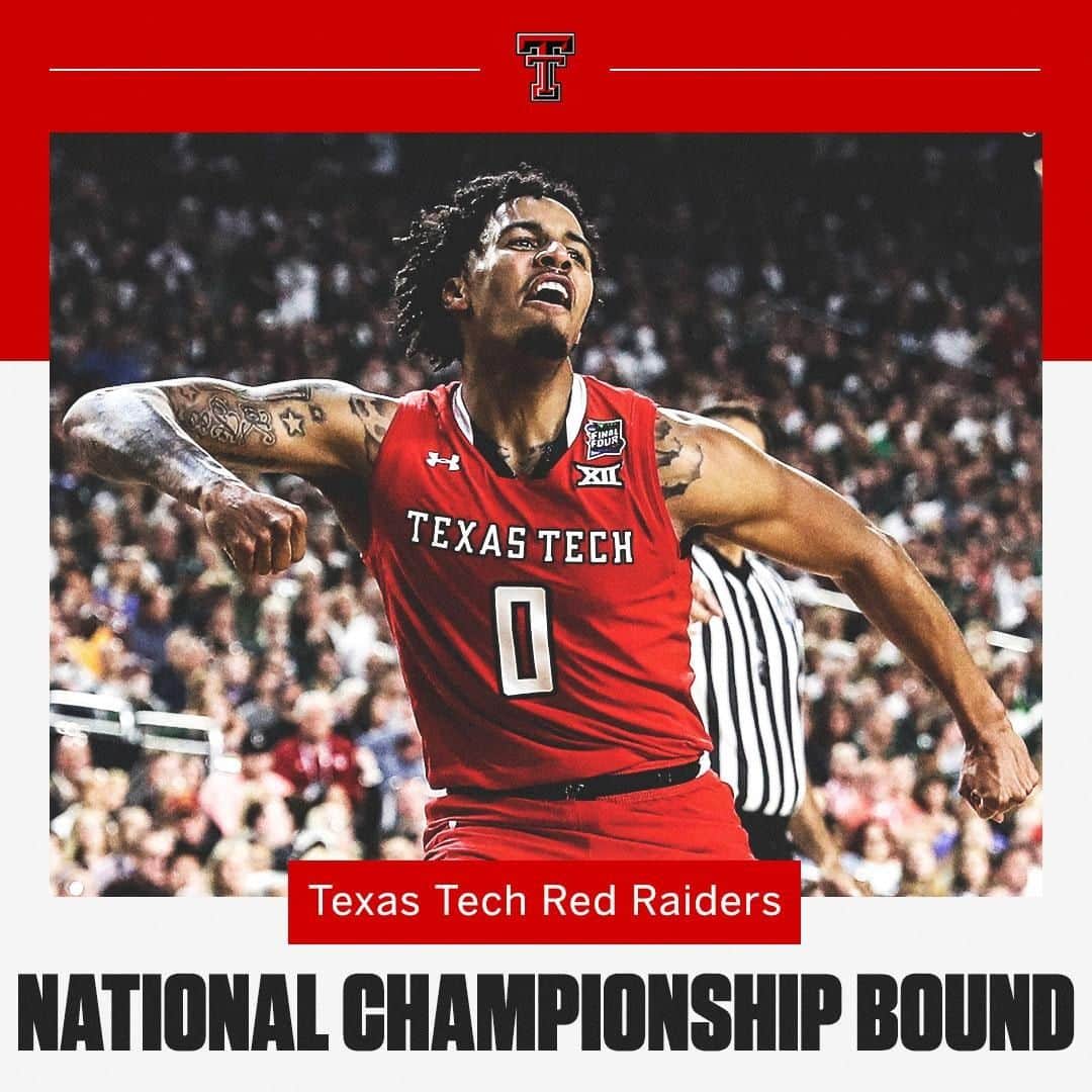 espnさんのインスタグラム写真 - (espnInstagram)「WRECK 'EM! 🎉 @texastechmbb is heading to the National Championship for the first time in program history!」4月7日 12時08分 - espn