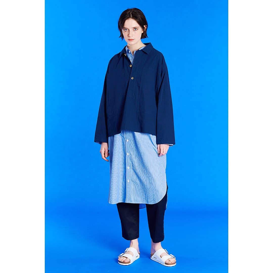 Bshop officialさんのインスタグラム写真 - (Bshop officialInstagram)「#holk army pullover shirt ¥37,000+tax #gymphlex  wide shirt dress ¥16,800+tax #scye chino work pants ¥24,000+tax #19ss #bshop #bshop_official」4月7日 12時01分 - bshop_official