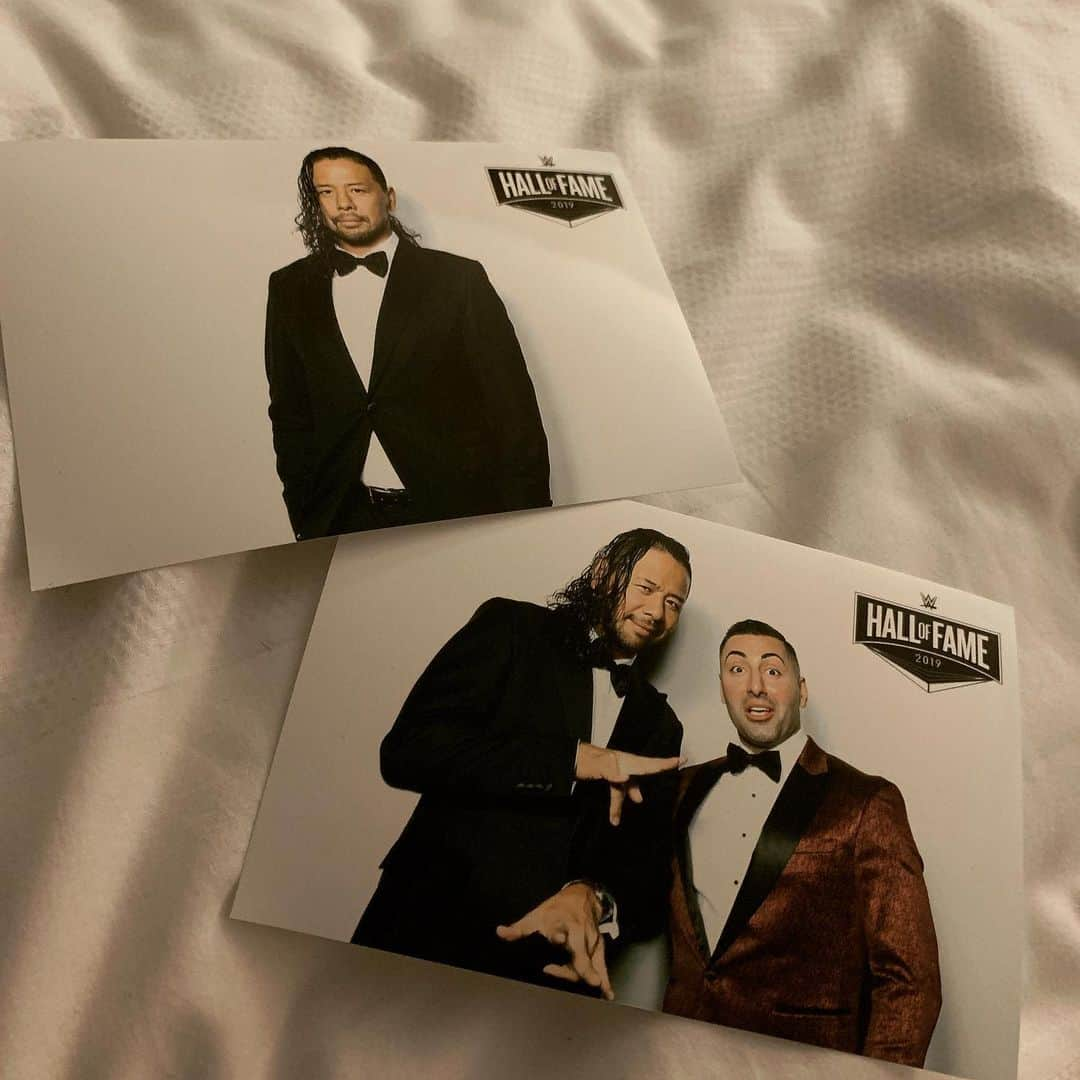 中邑真輔さんのインスタグラム写真 - (中邑真輔Instagram)「#wwehof」4月7日 14時26分 - shinsukenakamura