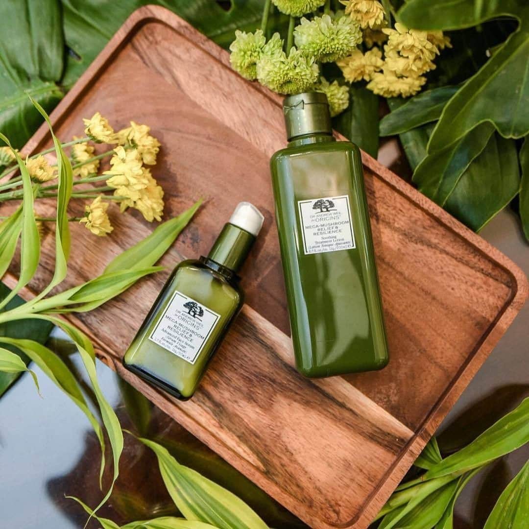 のインスタグラム：「Vous aimez les champignons ? 🍄  Si ce n'est pas le cas vous allez aimer leurs bienfaits sur votre peau avec la lotion tonique et toute la gamme Mega-Mushroom @originsfrance.」