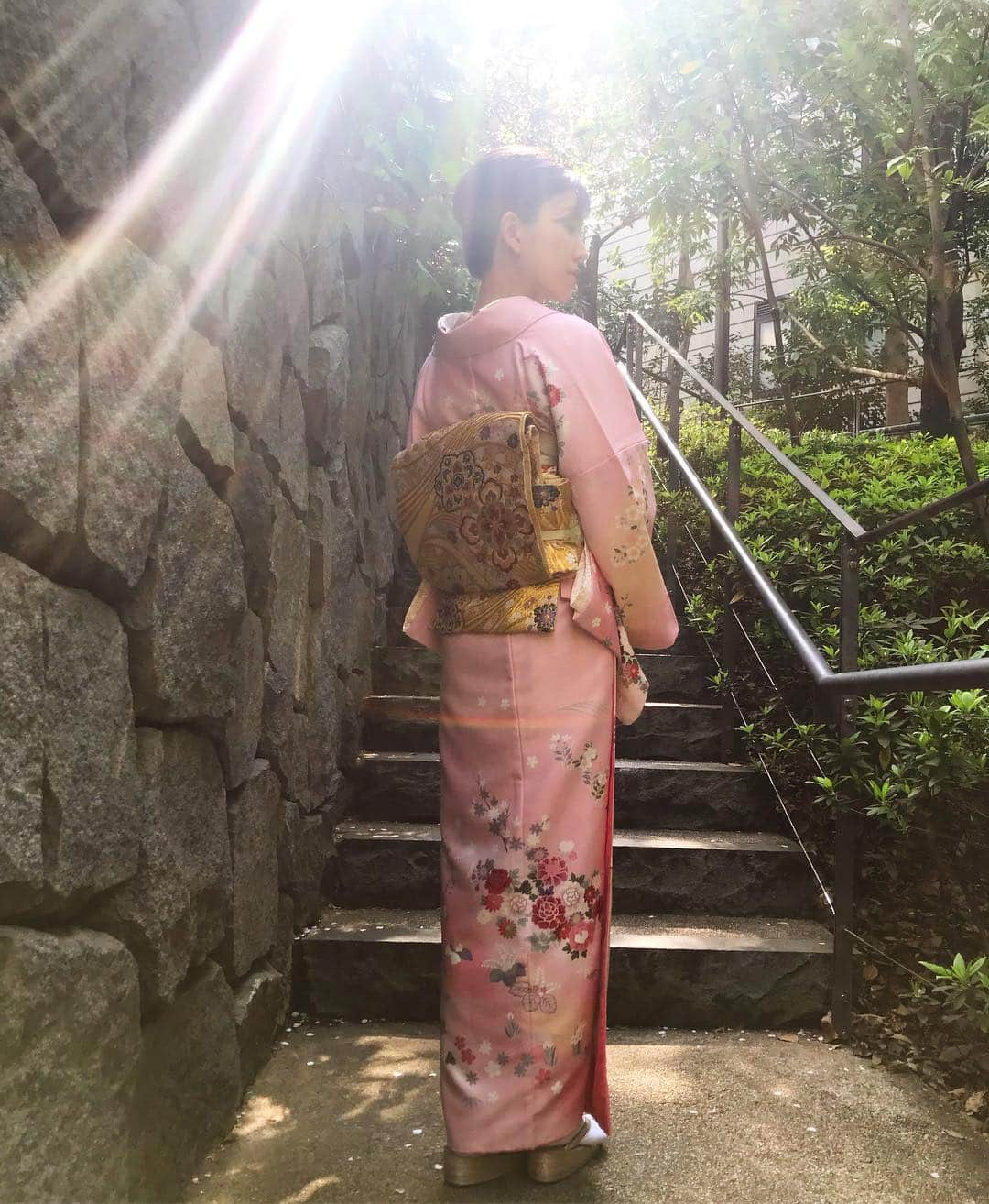 近藤しづかさんのインスタグラム写真 - (近藤しづかInstagram)「桜満開の日枝神社 親戚の挙式へ参加しました🌸 . #着物ヘア は @fuyusin さんにお願いしました。 普段から浴衣は着ているけど 着物はまだまだで 大事な日なので着付けはお願いました。 ただ、合わないきつい着付けで 一日中苦しかった、、、 でもこれで着物が嫌いになったら もったいないよね。。 . だから決心した 今年は自分できちんと心地よく 着物が着られる女性になろう👘✨ . #日枝神社 #日枝神社挙式 #結婚式 #親戚 #着物 #着付け #桜 #桜の季節 #着物コーディネート #和髪 #着物コーデ #kimono #japanesekimono #kimonostyle  #cousins #wedding #shrine #japanesewedding #sakura #cherryblossom」4月7日 16時27分 - shizuka_kondo