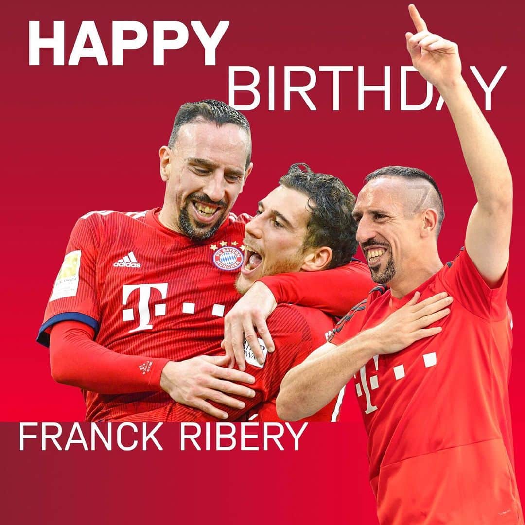 バイエルン・ミュンヘンさんのインスタグラム写真 - (バイエルン・ミュンヘンInstagram)「Bon anniversaire, @franckribery7! 🎉👏🏻👑 . . . #MiaSanMia #FCBayern #birthday #happybirthday #Ribery #KingFranck #packmas #legend #frero #FCBBVB #♥️ #🔴⚪️ #💪🏻」4月7日 16時59分 - fcbayern