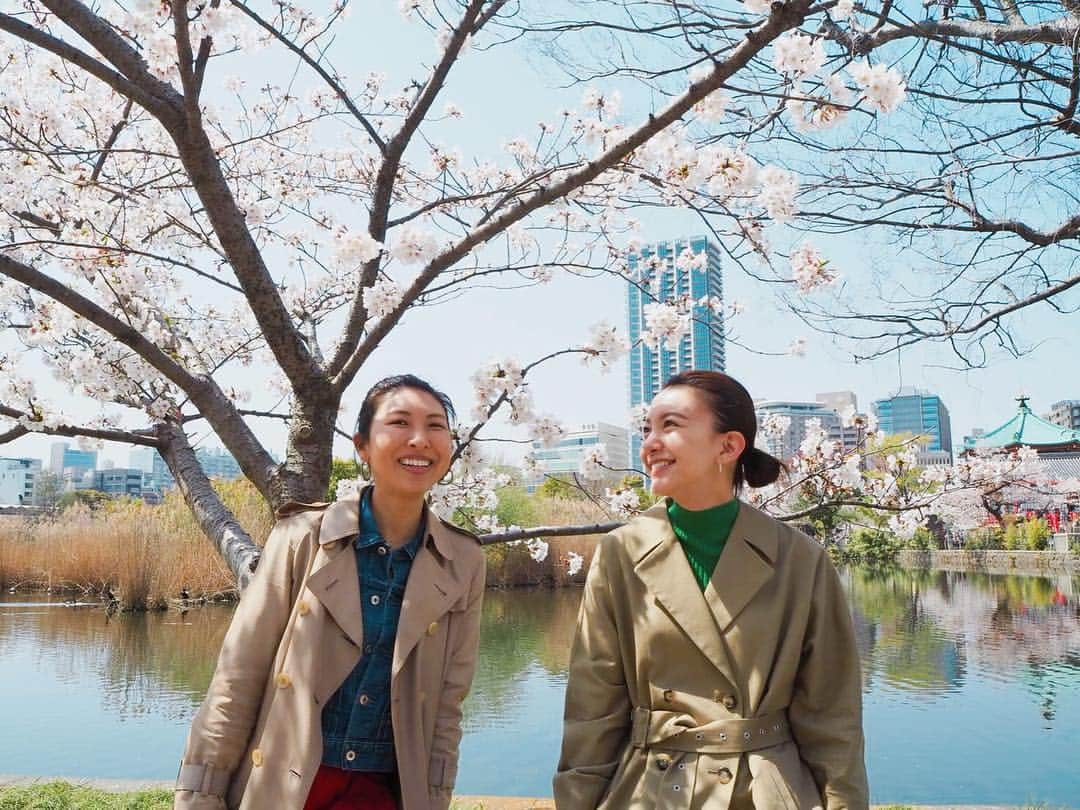 大出千尋さんのインスタグラム写真 - (大出千尋Instagram)「氷結と桜と私🌸 . 見頃だった週末に、初めて上野公園でお花見🌸 #cherryblossom#sakura#uenopark」4月7日 17時32分 - chihiro_1208_offi