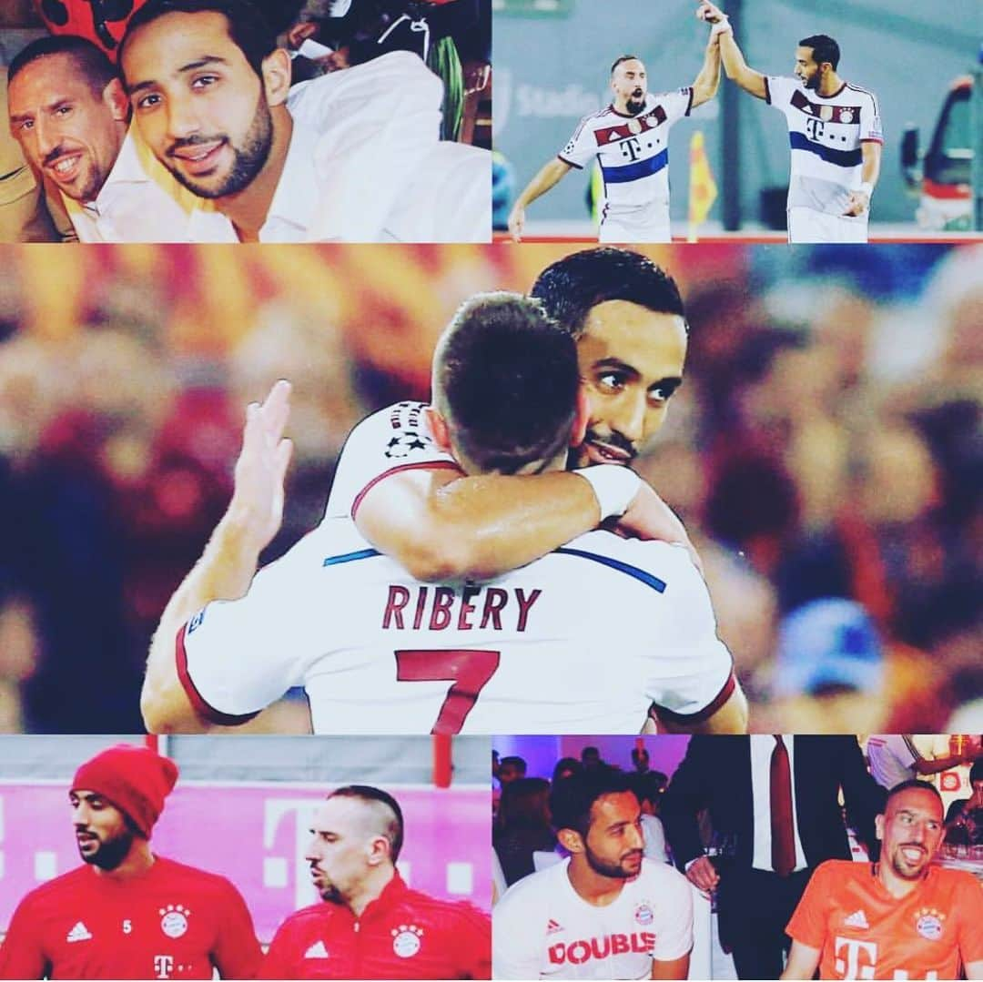 メディ・ベナティアさんのインスタグラム写真 - (メディ・ベナティアInstagram)「Joyeux anniversaire au KAISER @franckribery7 🎂 Qui continue d’écrire l’histoire du Bayern de Munich machallah 👏🏽👏🏽😘❤ #kaiserfranck」4月7日 17時43分 - m.benatia5