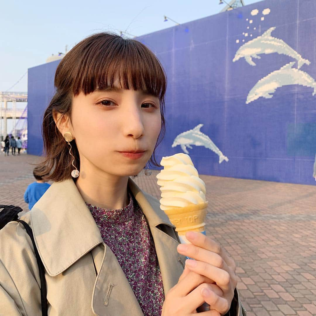 谷奥えまさんのインスタグラム写真 - (谷奥えまInstagram)「アイスクリームの季節がやってきた🍦」4月7日 18時50分 - ematanioku