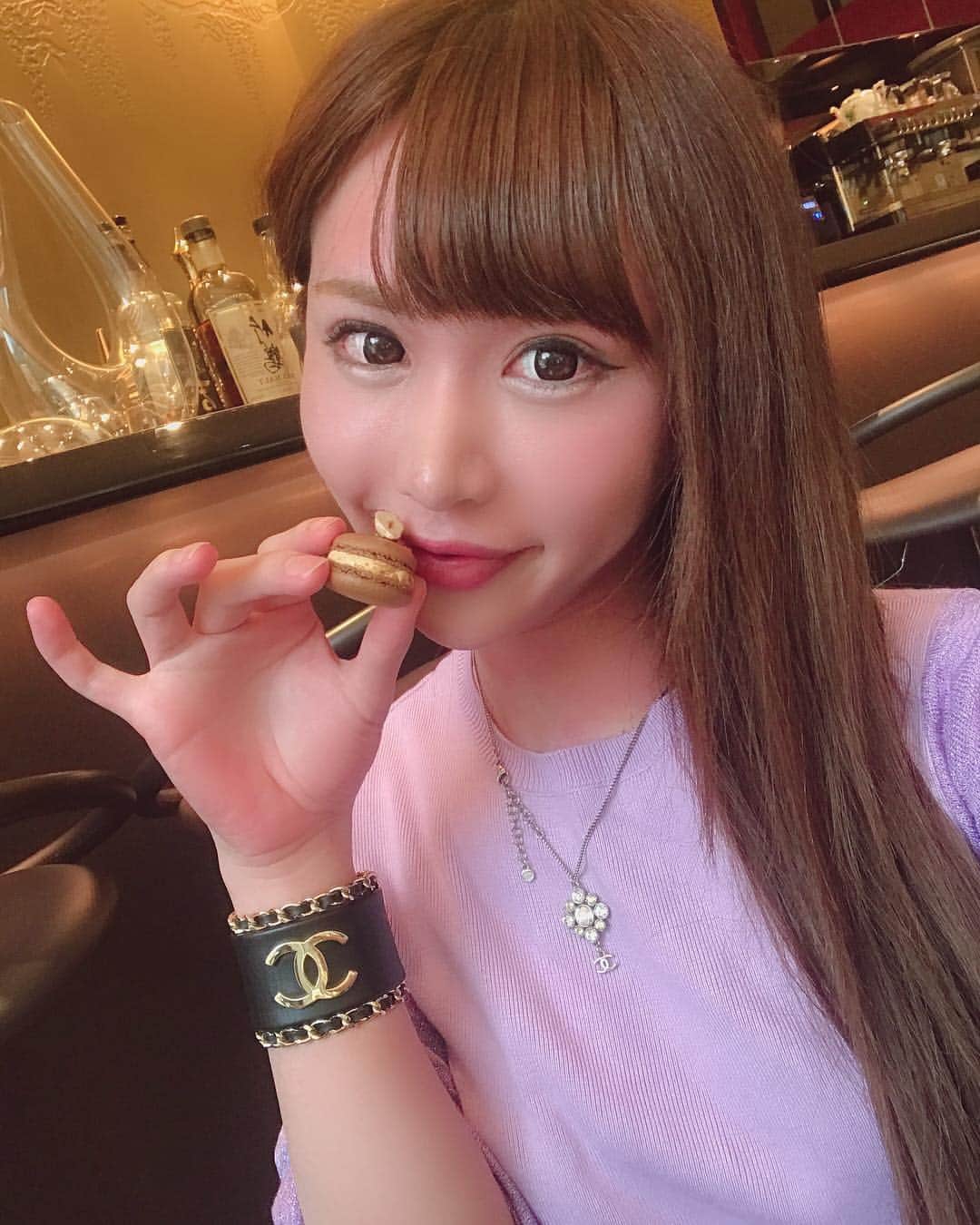 橘芹那さんのインスタグラム写真 - (橘芹那Instagram)「.﻿ .﻿ . #マカロン にちゅっ#😘#💋 ﻿ .﻿ . #六本木ヒルズ#うかい亭 で﻿ . #のんびり#lunch 食べたよん#🍽﻿ .﻿ .﻿ . #デザート まで全部#美味しかった ﻿ . #また行きたい#誰か連れてって#笑﻿ .﻿ .﻿ . #afternoontea#teatime#sweets#chocolate ﻿ . #instagood#instafood#instaplace#roppongi」4月7日 18時43分 - serinyangram