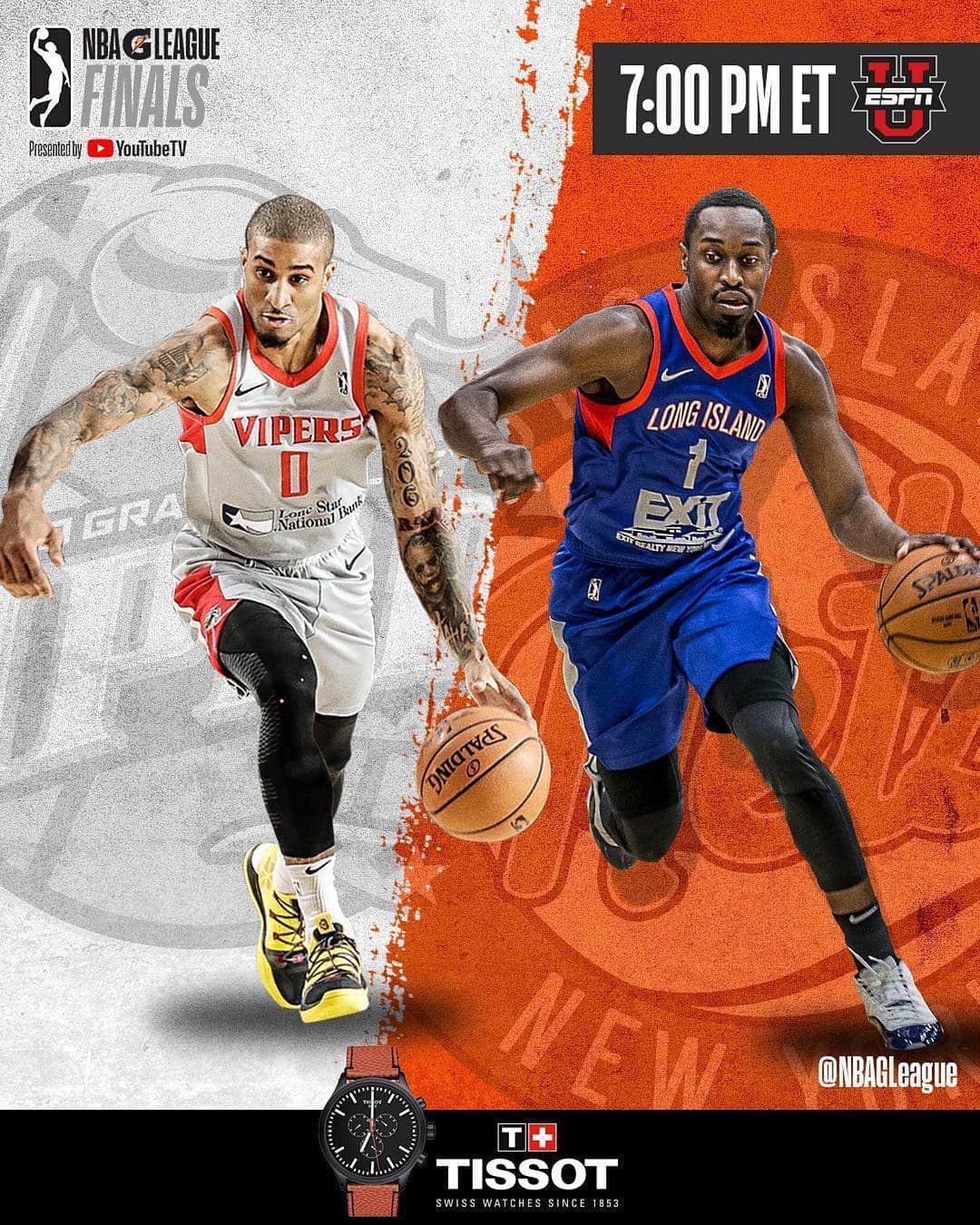 NBAさんのインスタグラム写真 - (NBAInstagram)「The #GLeagueFinals presented by YouTube TV tip off TONIGHT!  Catch Game 1 of the Best-Of-3 series as @brooklynnets #2WayPlayer @tpinsonn and @longislandnets host @garydwayne and @rgvvipers at 7:00pm/et on ESPNU! #ThisIsYourTime (repost @nbagleague)」4月8日 4時21分 - nba
