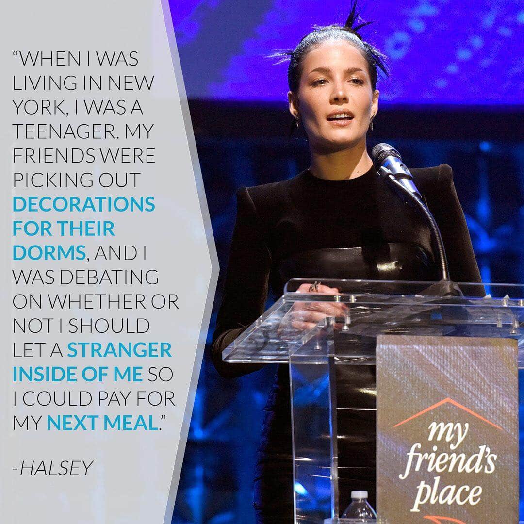 E! Onlineさんのインスタグラム写真 - (E! OnlineInstagram)「Halsey is opening up about the time she was homeless and the desperate measures she was going to take to makes ends meet. Link in bio for her full speech. (📷: Getty Images)」4月8日 5時31分 - enews