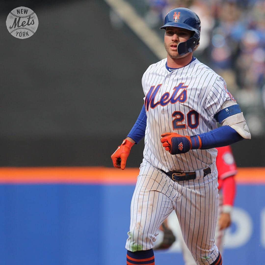 ニューヨーク・メッツさんのインスタグラム写真 - (ニューヨーク・メッツInstagram)「This kid is just getting started. #LGM #Mets #RaiseTheApple🍎」4月8日 5時35分 - mets