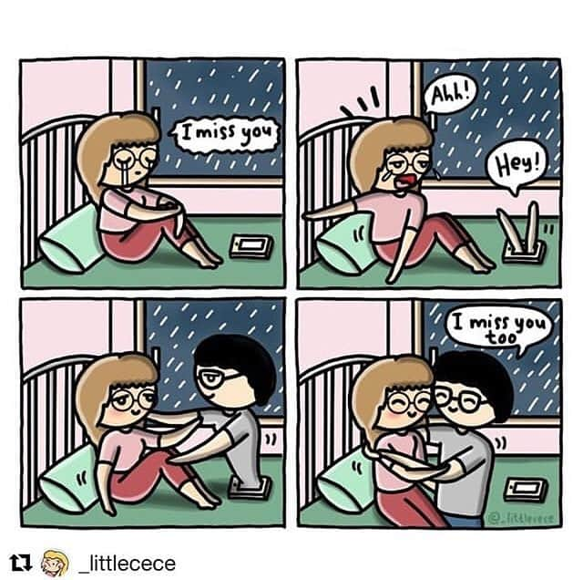 Koleksi Komik Malaysiaさんのインスタグラム写真 - (Koleksi Komik MalaysiaInstagram)「#Repost @_littlecece with @get_repost ・・・ If only long distance relationship could be this easy ❤ • Commission work 🌼 @mimiewilliam • • #doodle #illustration #illustrator #sketch #drawing #digitaldrawing #art #artwork #artoftheday #sketchbook #autodesksketchbook #samsungnote #qeynart #qeynadraws #comic #comics #webcomic #webcomics #comicbyqeyna #commissionwork #commissionbyqeyna #longdistacerelationship #ldr #love」4月7日 21時10分 - tokkmungg_exclusive