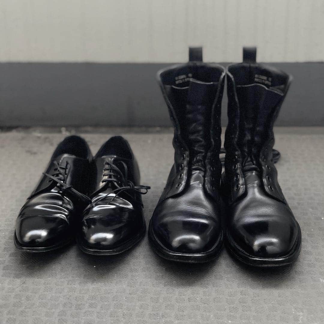 田口隼人のインスタグラム：「my work💎 @0my5  #slp #saintlaurentparis  #dior #shoespolish #saphir」