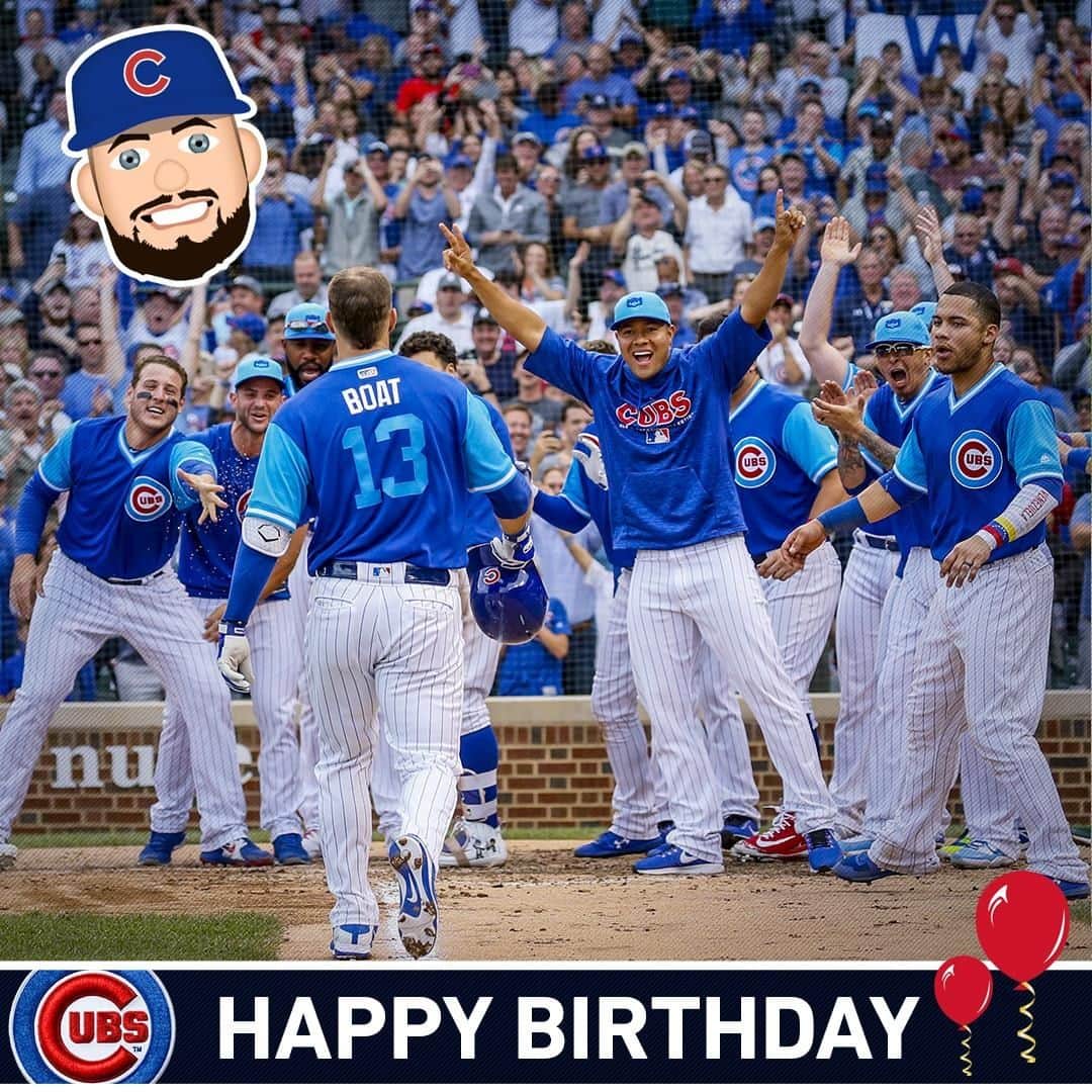 シカゴ・カブスさんのインスタグラム写真 - (シカゴ・カブスInstagram)「Happy birthday, @david_bote13! ⛵🎈 #EveryBoteIn」4月7日 22時00分 - cubs