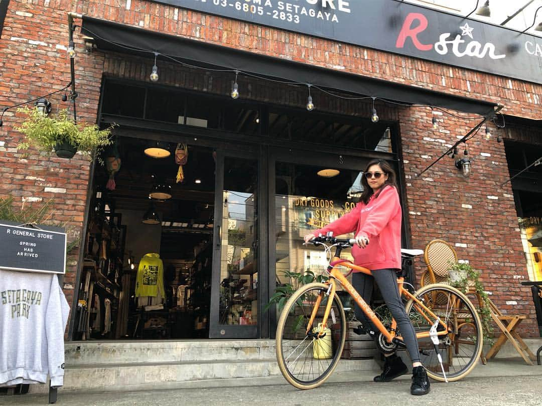 坪井保菜美さんのインスタグラム写真 - (坪井保菜美Instagram)「▪︎Cycling♩Cafe☕︎ * ・・・ #rstar #cafe #coffee #lunch #cycling」4月7日 22時08分 - honamitsuboi