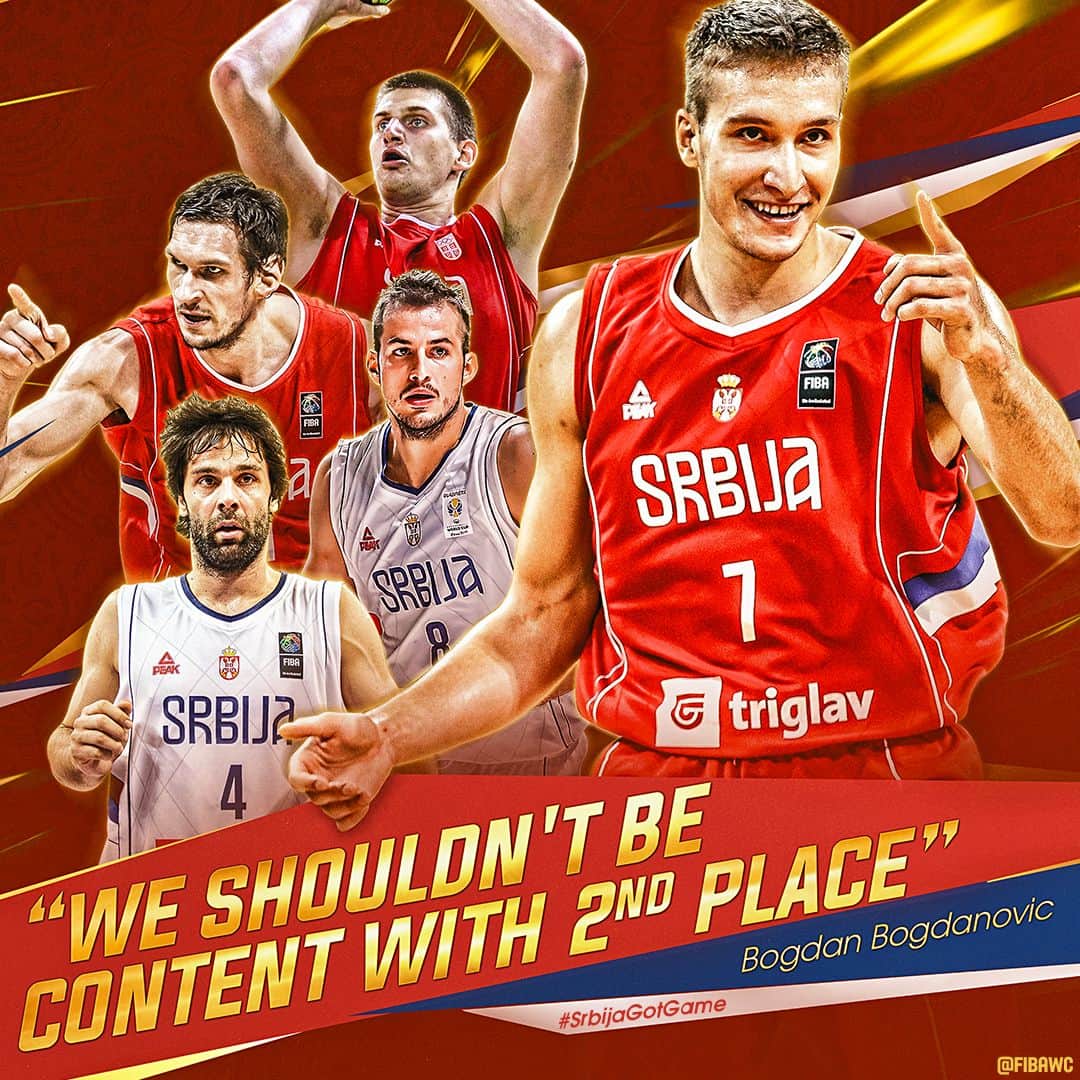 FIBAさんのインスタグラム写真 - (FIBAInstagram)「Can 🇷🇸 win the @FIBAWC 🏆? #FIBAWC #SrbijaGotGame」4月7日 23時00分 - fiba