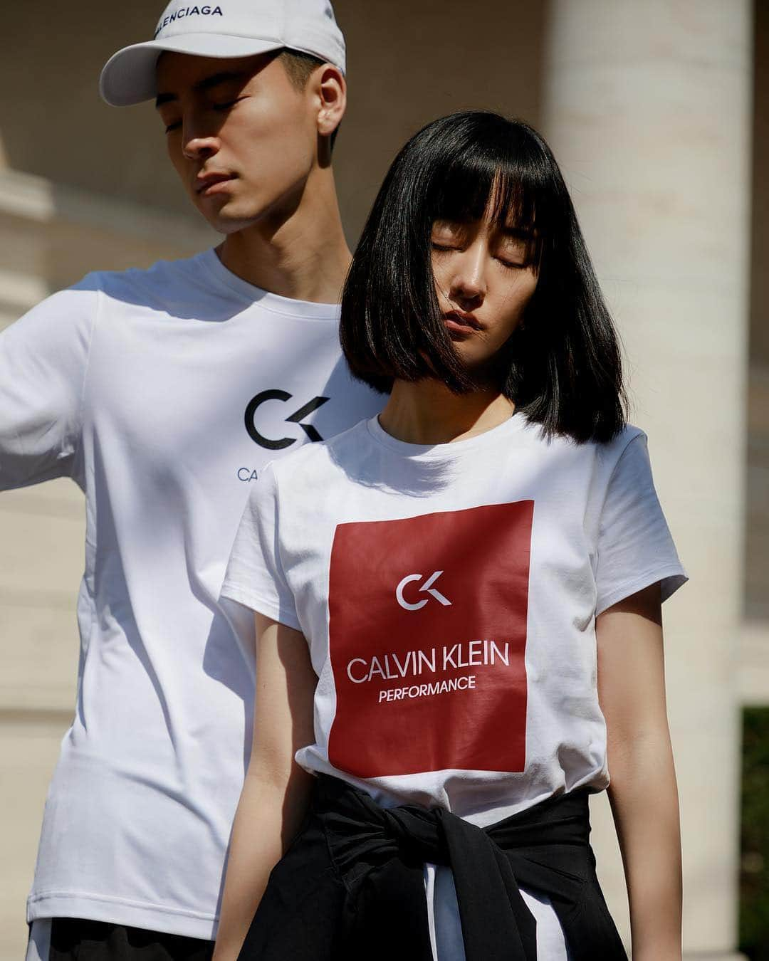 Calvin Kleinさんのインスタグラム写真 - (Calvin KleinInstagram)「Workout / style-up ⚡️ @aidaidoji and @kou1021_ are #STRONGINMYCALVINS and on point in our #CALVINKLEINPERFORMANCE matching #logo t-shirts for #Spring. ⠀⠀⠀⠀⠀⠀⠀⠀⠀ ⠀⠀⠀⠀⠀⠀⠀⠀⠀ Tap to shop or visit the link in bio [EU].」4月7日 23時02分 - calvinklein