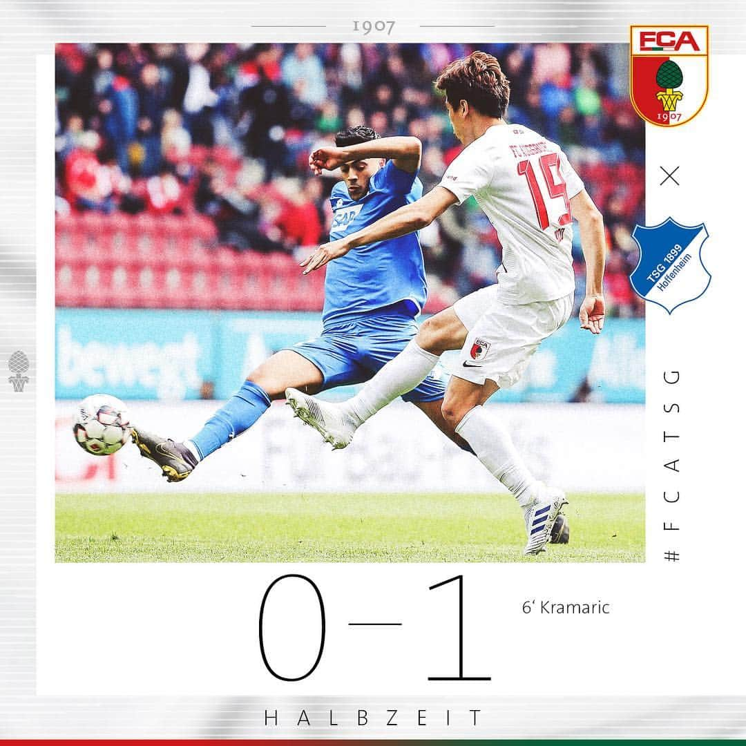 FCアウクスブルクさんのインスタグラム写真 - (FCアウクスブルクInstagram)「45‘ Zu viele Ungenauigkeiten und Fehlpässe! 😤 Kommt schon! #FCA #FCATSG #FCA1907 #fcaugsburg」4月7日 23時21分 - fcaugsburg1907