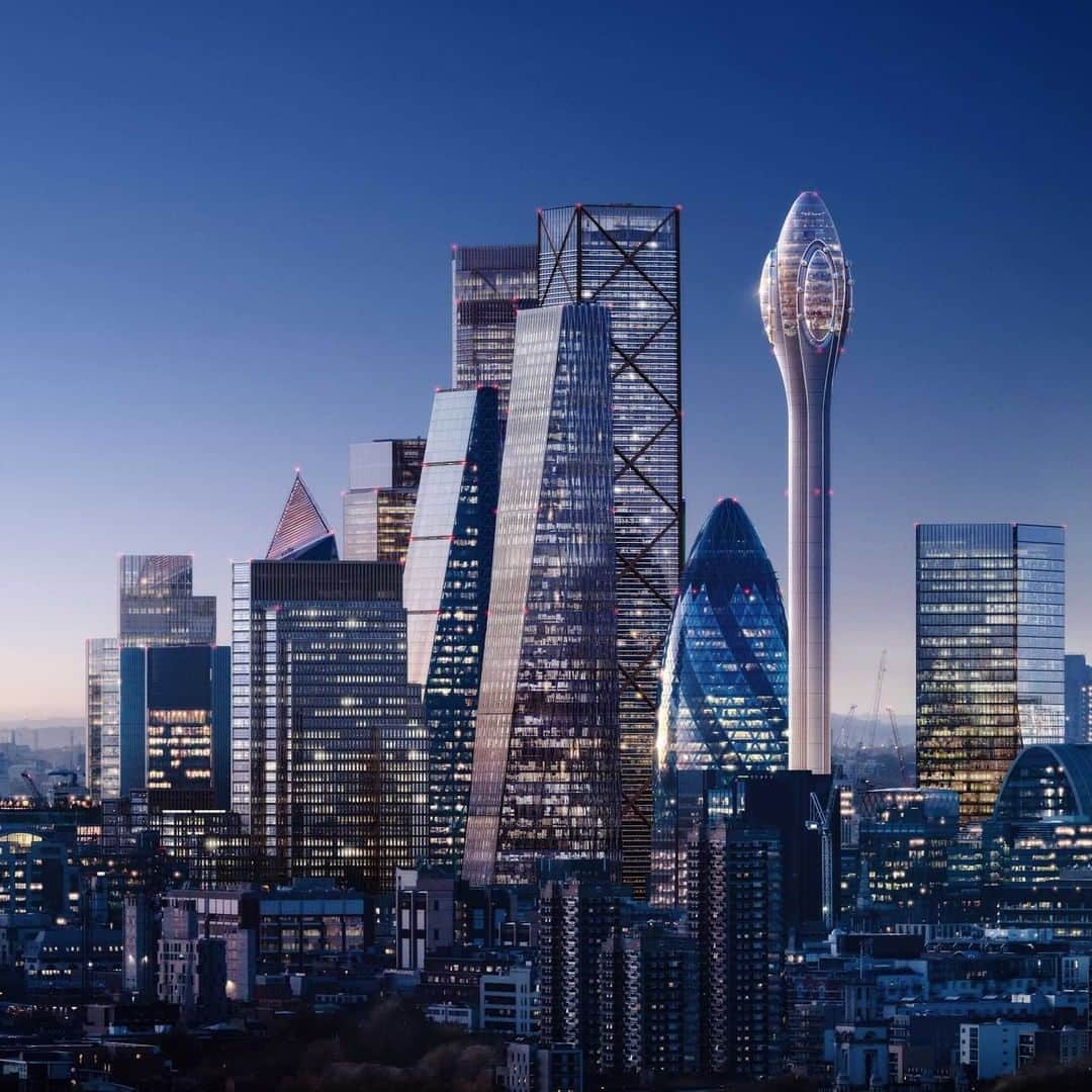 CNNさんのインスタグラム写真 - (CNNInstagram)「London officials this week approved plans for a 1,000-foot skyscraper 🌷 dubbed "the Tulip.” The tower, which will begin construction in 2020 and finish in 2025, will be the second-tallest building in Western Europe, after the Shard, another London skyscraper. (📸: DBOX for Foster + Partners)」4月8日 6時00分 - cnn